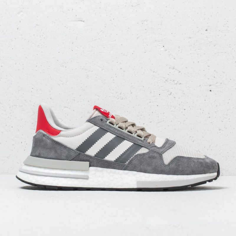 Men's shoes adidas ZX 500 RM Grey Four/ Ftw White/ Scarlet (B42204