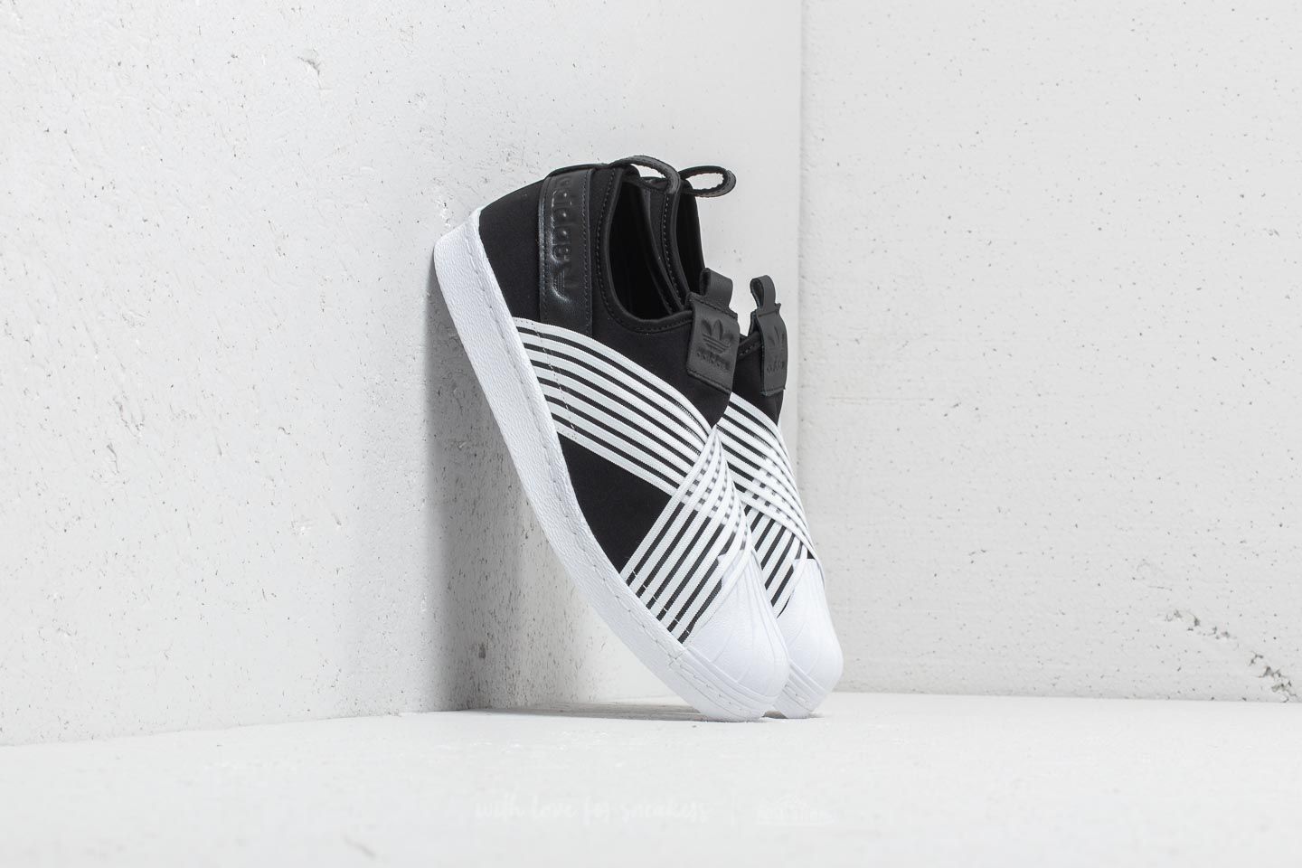 Női cipők adidas Superstar Slip On W Core Black/ Ftw White/Ftw White