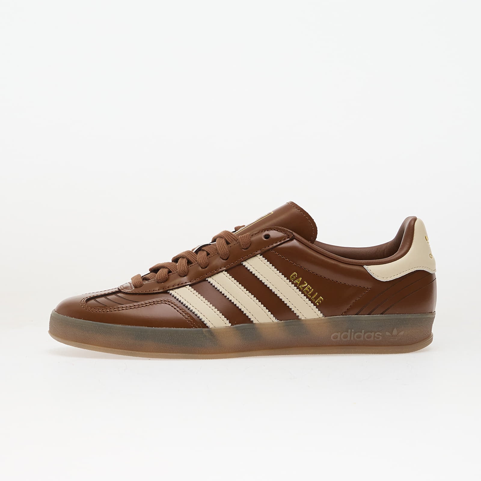 Pánske tenisky a topánky adidas Gazelle Indoor Preloved Brown/ Wonder White/ Gum5