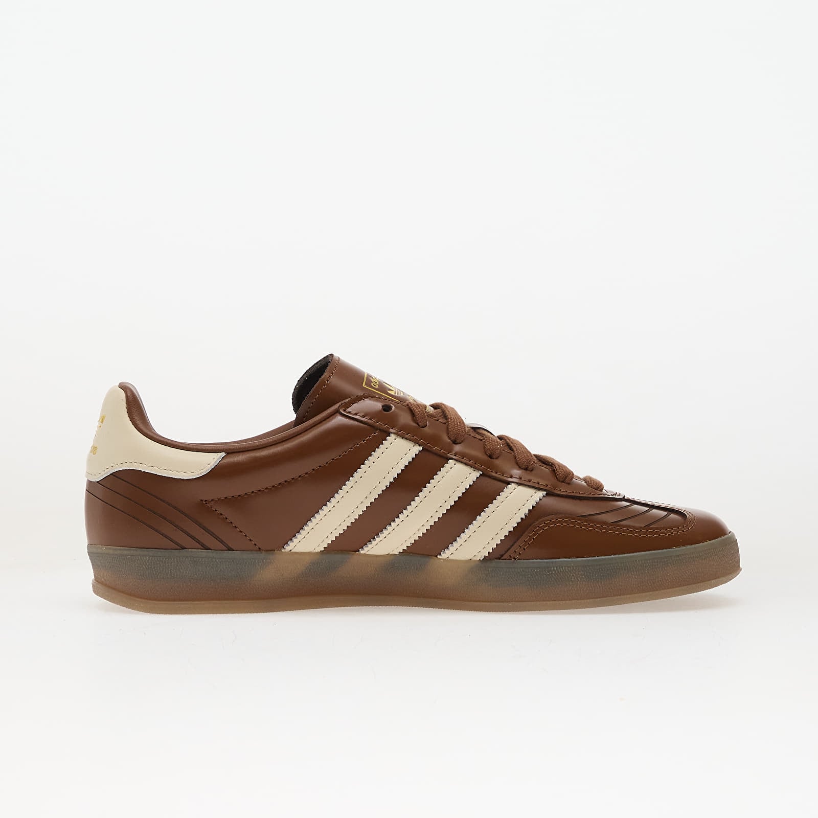 Pánske tenisky a topánky adidas Gazelle Indoor Preloved Brown/ Wonder White/ Gum5