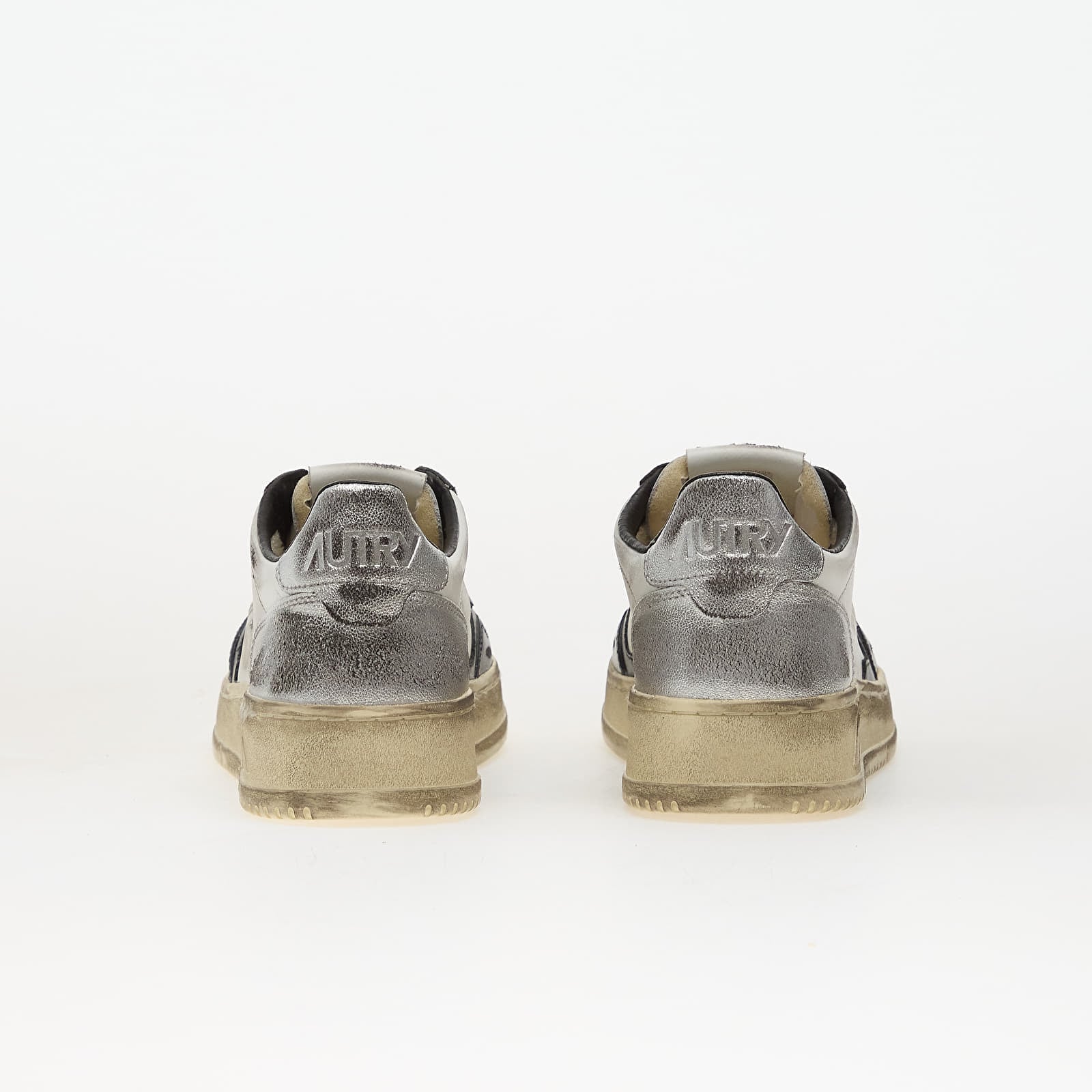 Мъжки кецове и обувки Autry Supvint Low Man Leat/ Leat White/ Black/ Sil