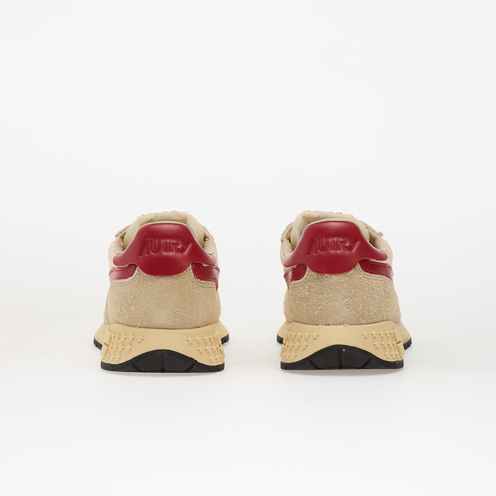 Moški čevlji Autry Reelwind Low Man Suede/ Net Ecru/ Red