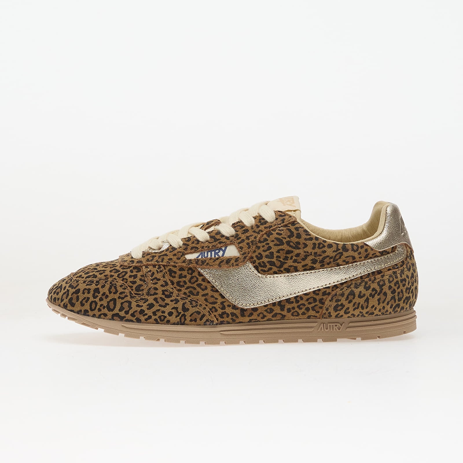 Women's shoes Autry Windspin Low Wom Suede/ Leopr Leo/ Plat