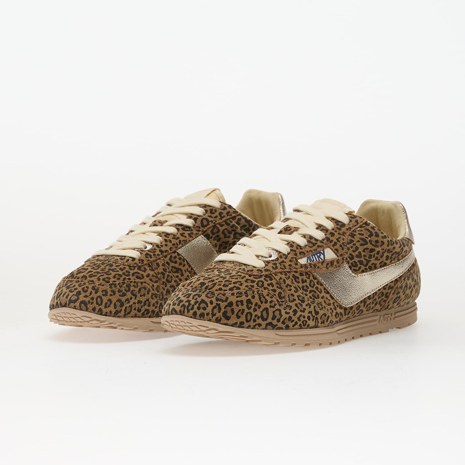 Women's shoes Autry Windspin Low Wom Suede/ Leopr Leo/ Plat