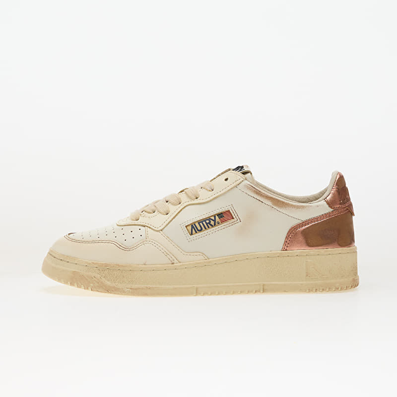 Autry Supvint Low Wom Leat/ Leat White/ Van/ Sal