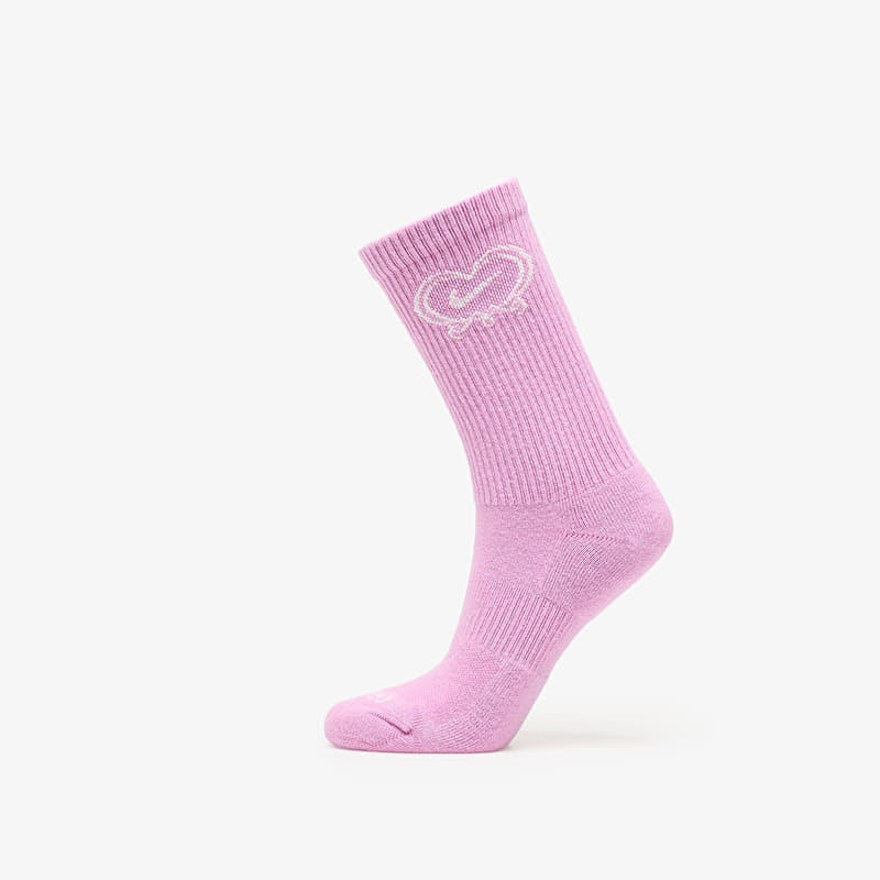 Шкарпетки Nike Everyday Plus Cushioned Crew Socks 1-Pack Lt Magenta/ Sail