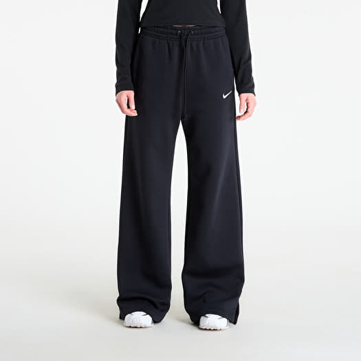 Träningsbyxor Nike Sportswear Phoenix Fleece Women's High-Waisted Wide-Leg Pants Black/ Sail