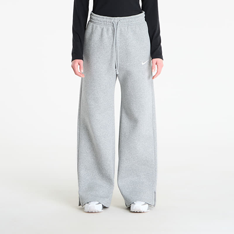 Φόρμα Nike Sportswear Phoenix Fleece Women's High-Waisted Wide-Leg Pants Dk Grey Heather/ Sail
