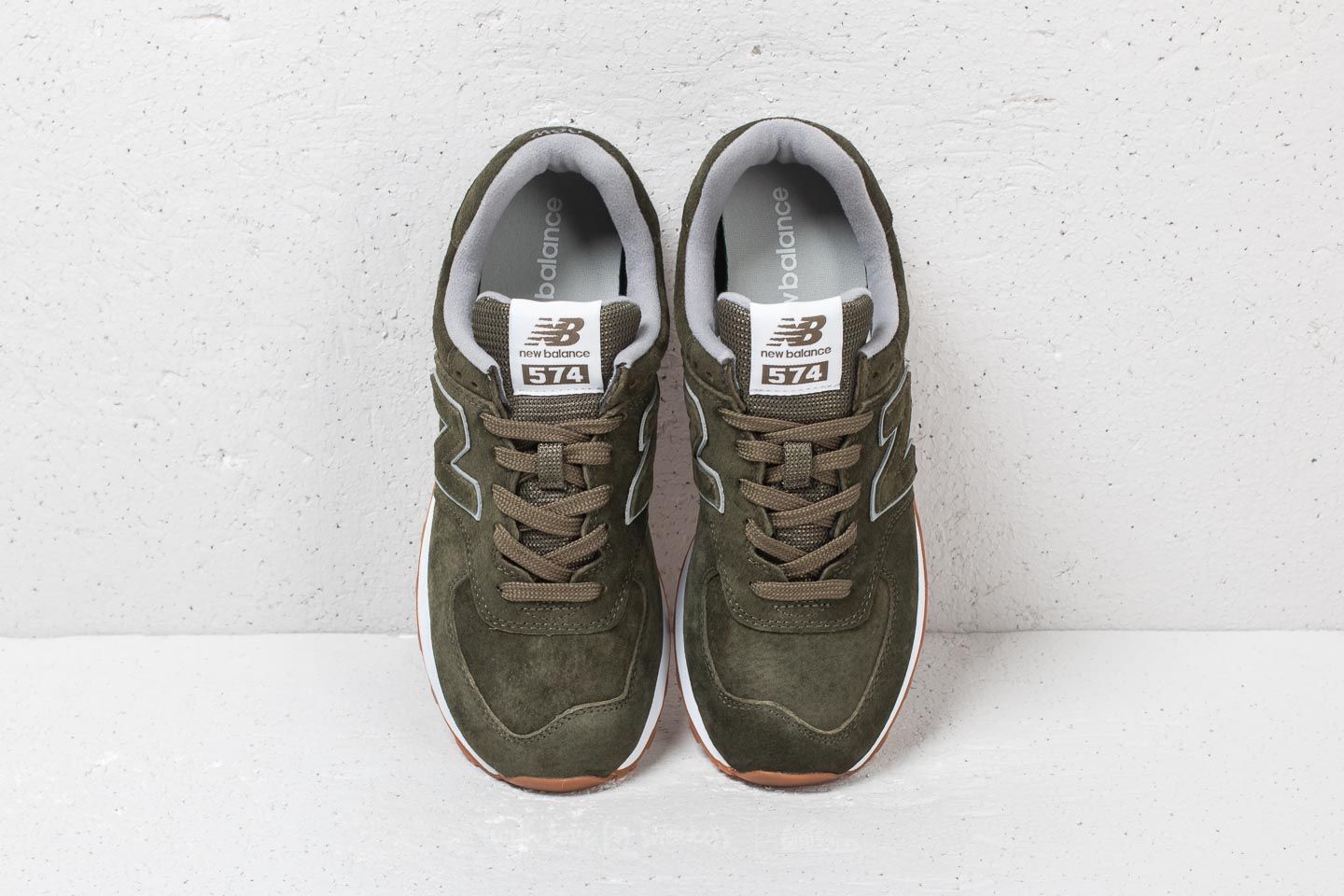 Herren Sneaker und Schuhe New Balance 574 Olive/ Grey