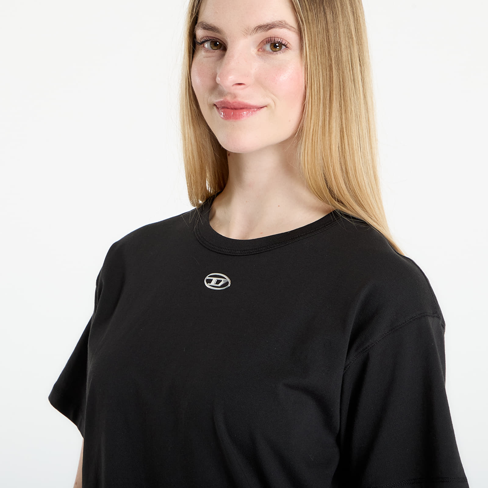 Ženske majice kratkih rukava DIESEL T-Normy-Od-S1 T-Shirt Black