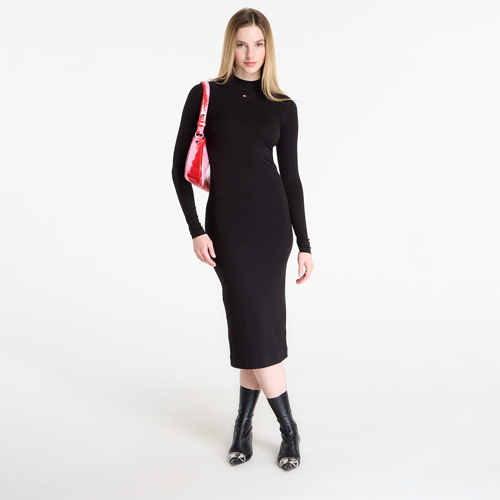 Vestidos de mujer DIESEL D-Mokky-Ls-Microdiv Dress Black