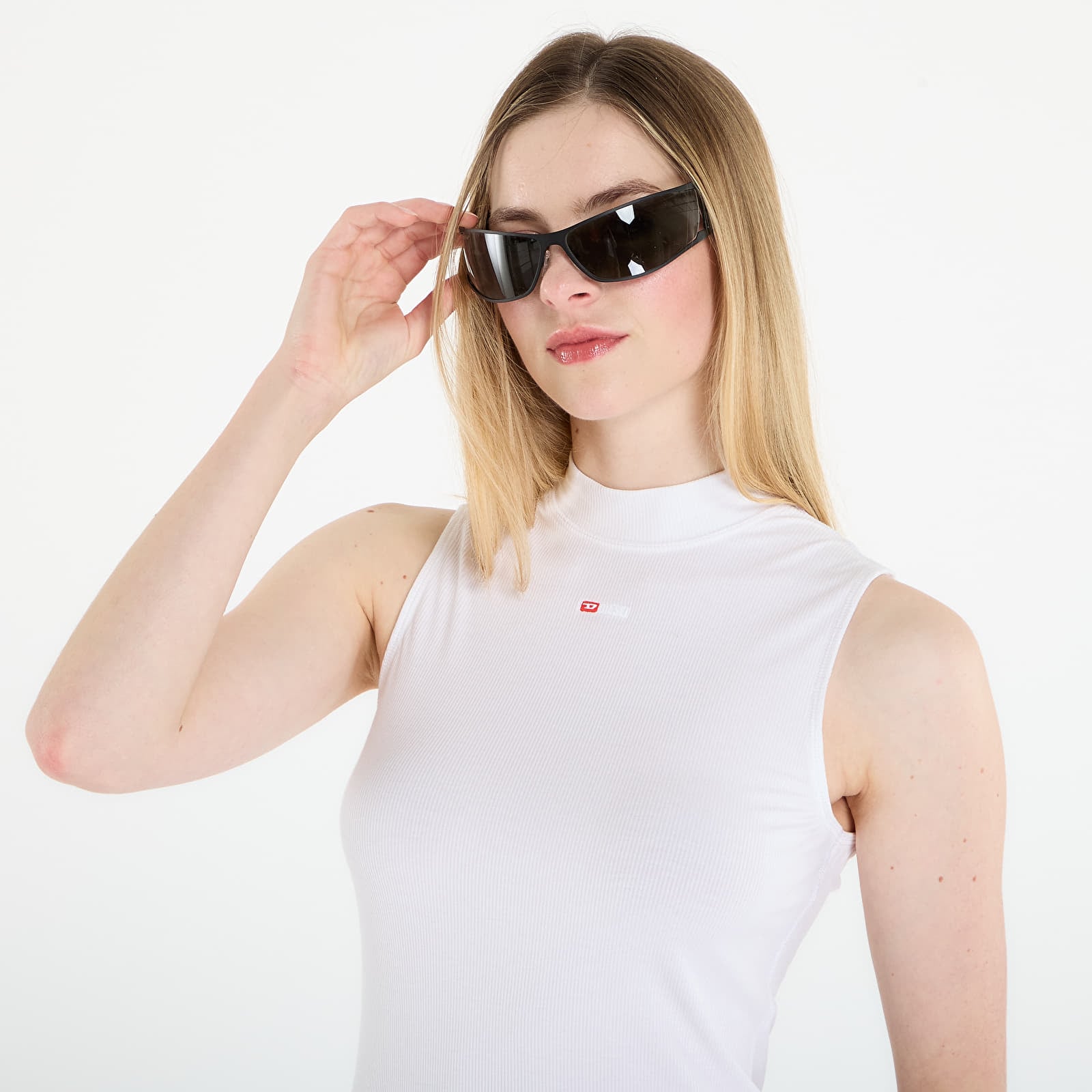 Tank Tops für Frauen DIESEL T-Mokky-Sl-Microdiv Tank Top White