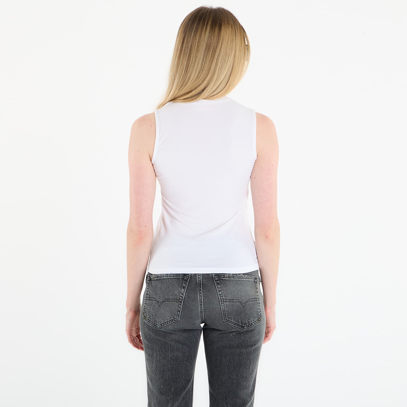 Tank Tops für Frauen DIESEL T-Mokky-Sl-Microdiv Tank Top White