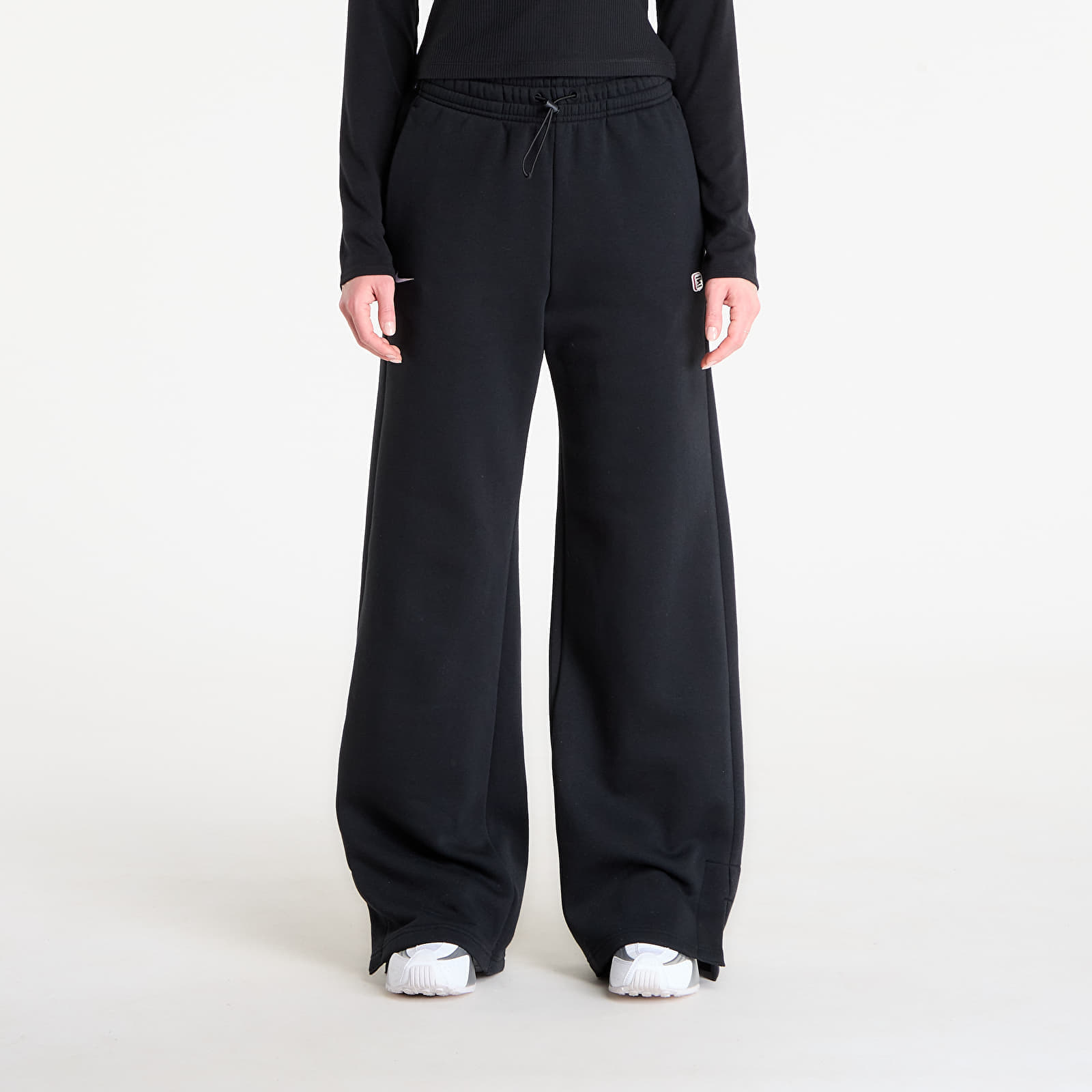 Pantaloni de trening Nike Sportswear Phoenix Fleece Shox Womens High-Waisted Pants Black M