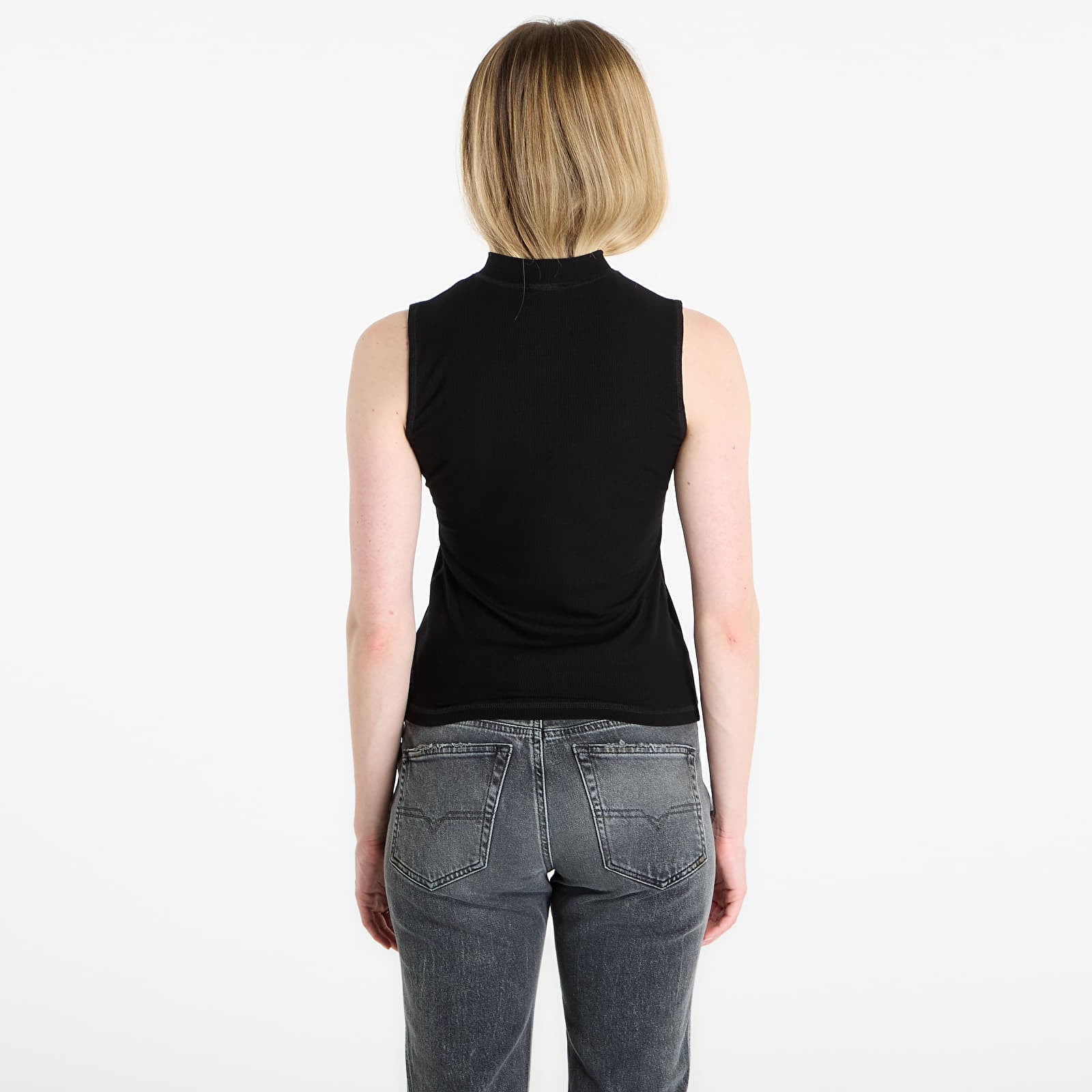 Camisetas de tirantes para mujer DIESEL T-Mokky-Sl-Microdiv Tank Top Black