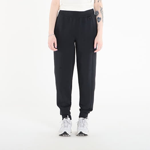 Tepláky Nike 24.7 ImpossiblySoft Women's Dri-FIT Mid-Rise Joggers Black/ Dk Smoke Grey