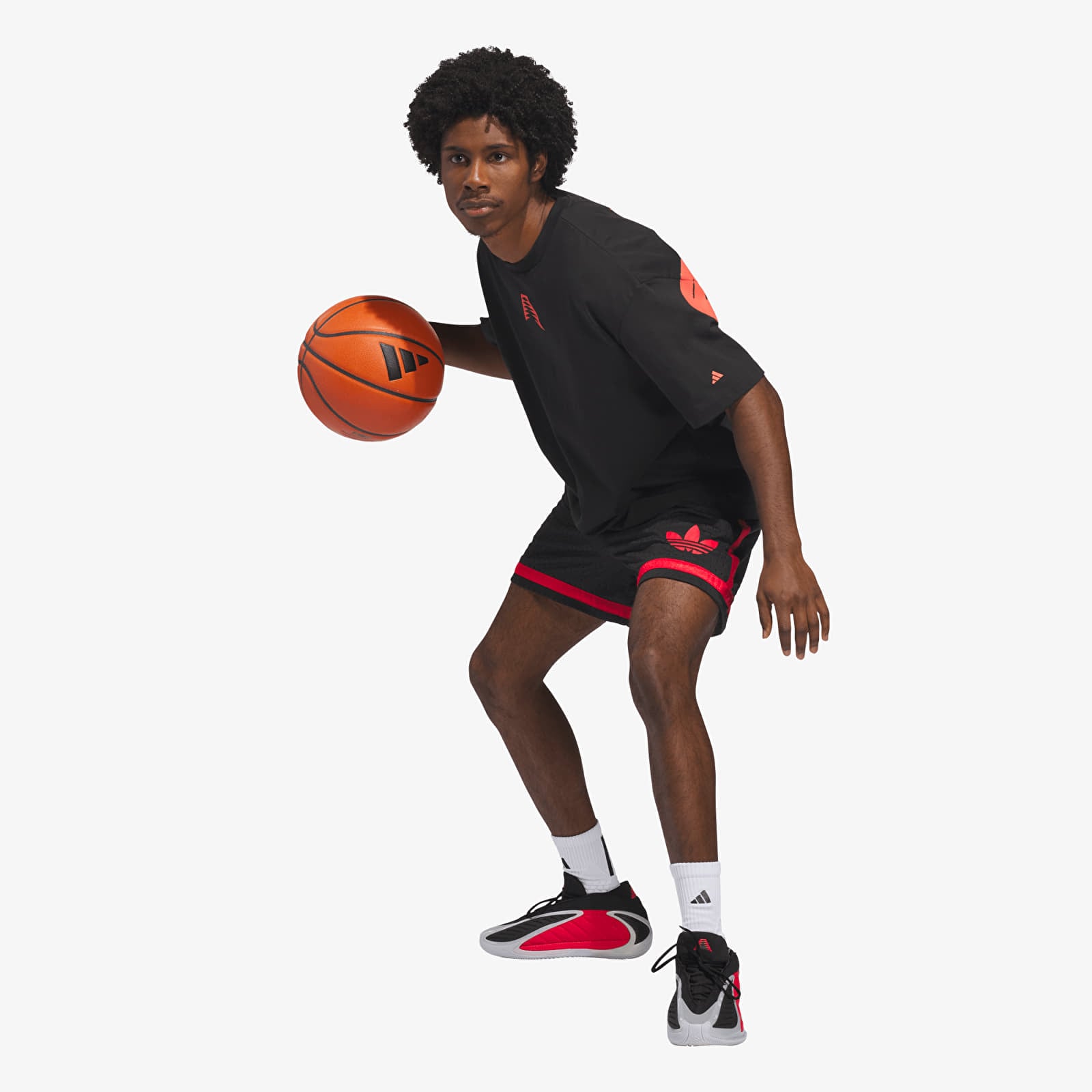 T-shirts adidas Anted Bt2 Tee Black/ Solid Red