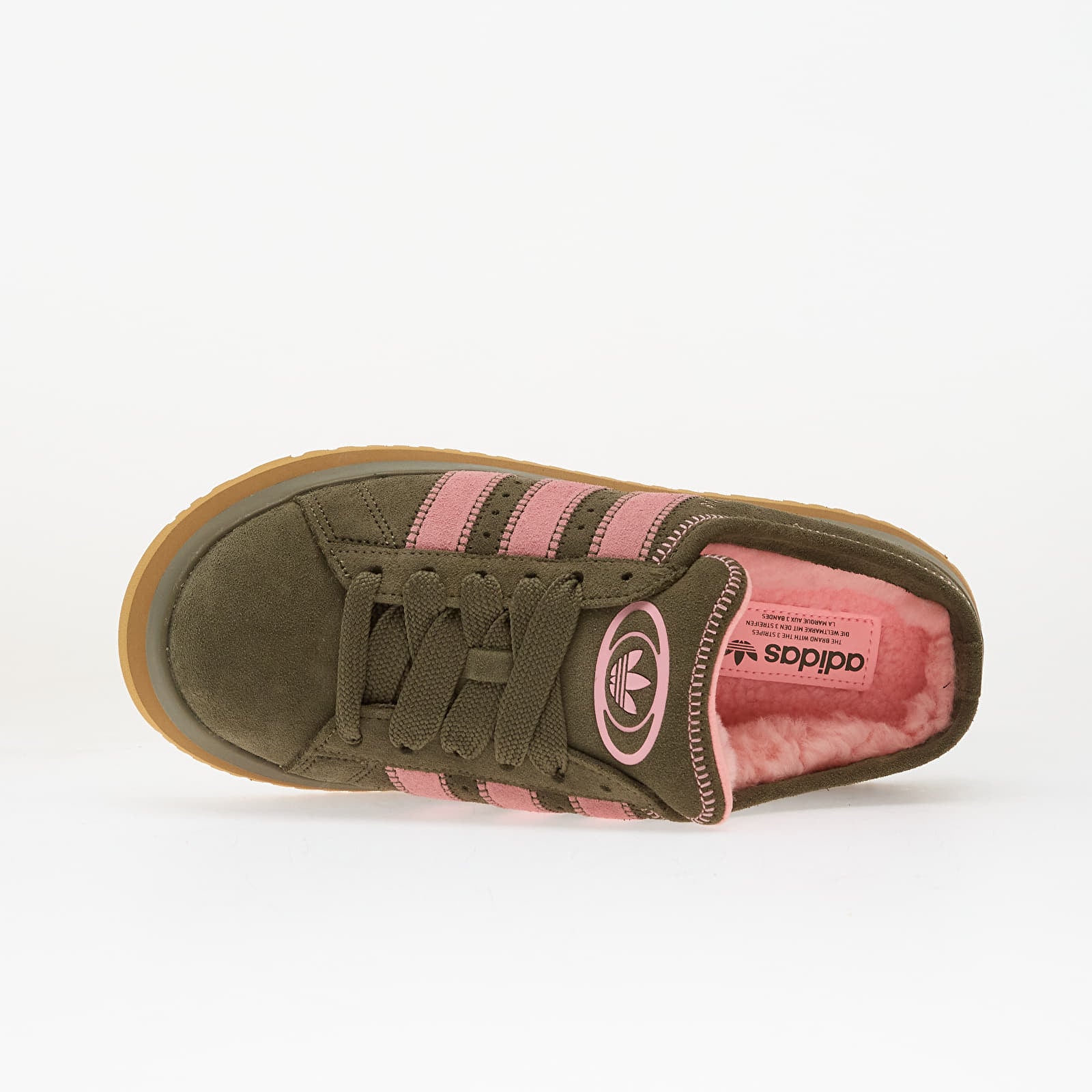 Ženske tenisice adidas Campus 00s Wtr Lo W Olive Strata/ Olive Strata/ Pinspa