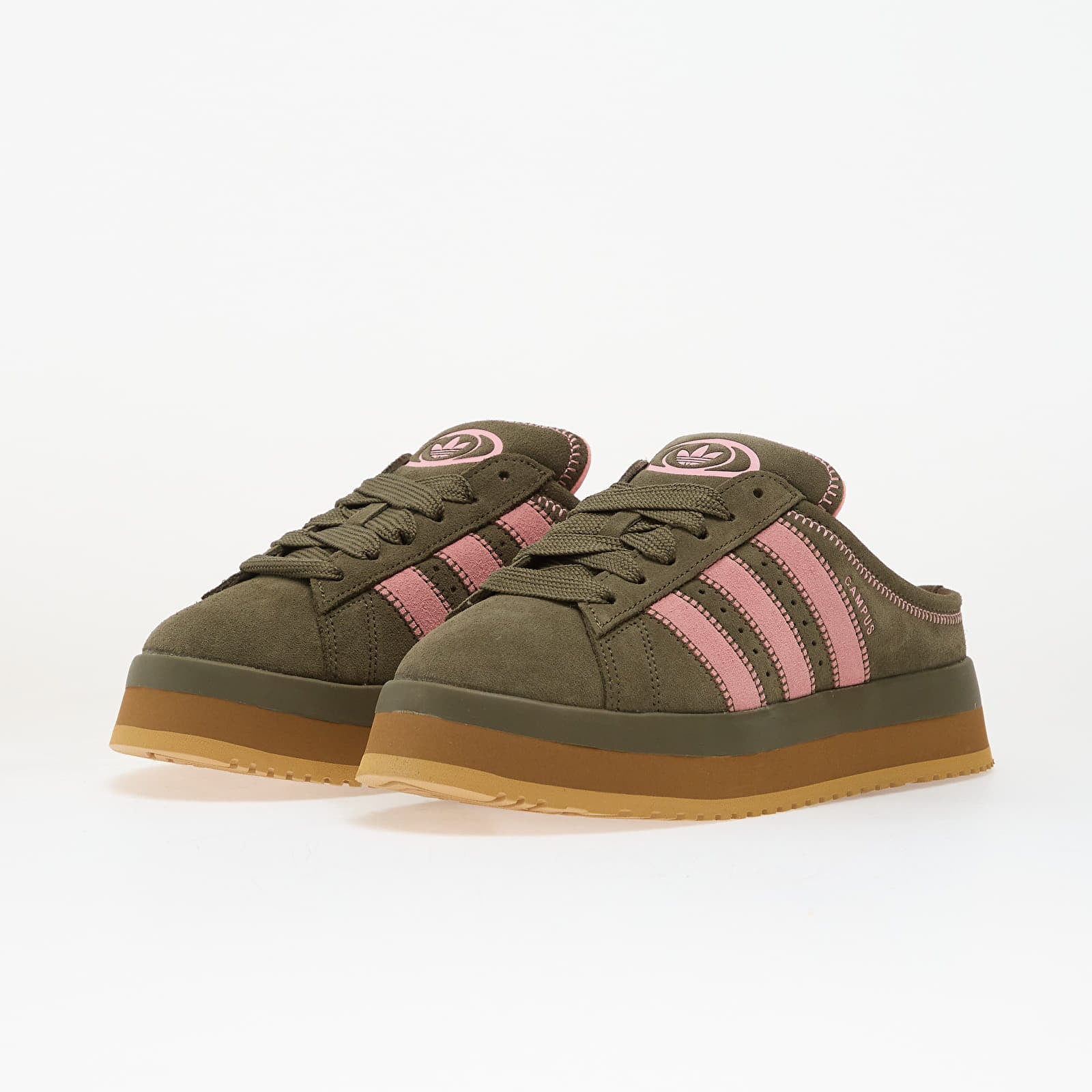 Ženske tenisice adidas Campus 00s Wtr Lo W Olive Strata/ Olive Strata/ Pinspa