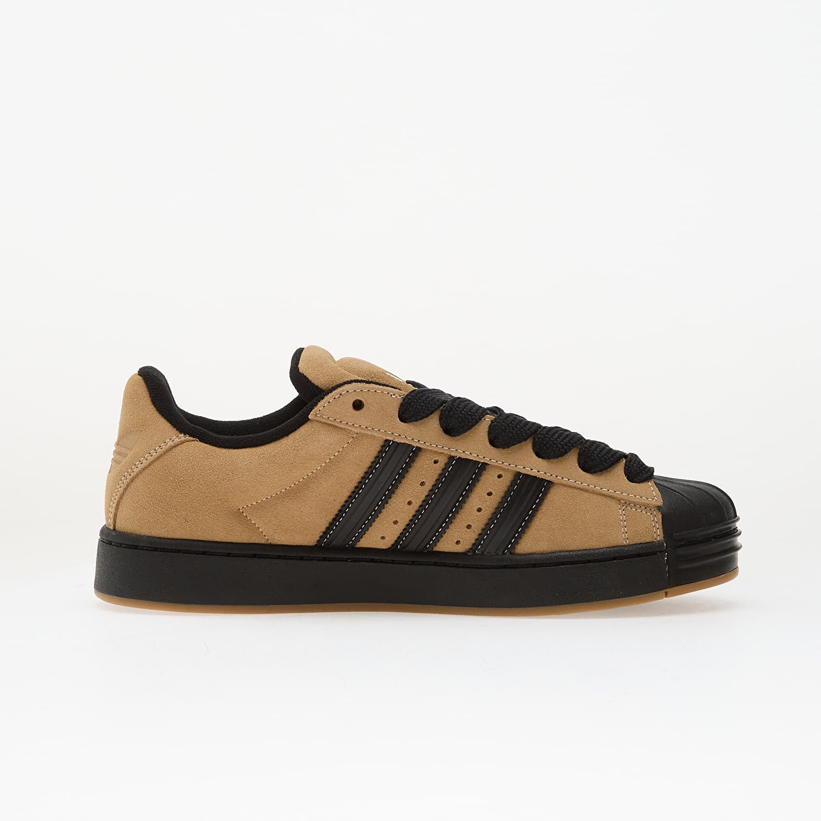 Herresko adidas Superstar St Cardboard/ Core Black/ Gum4
