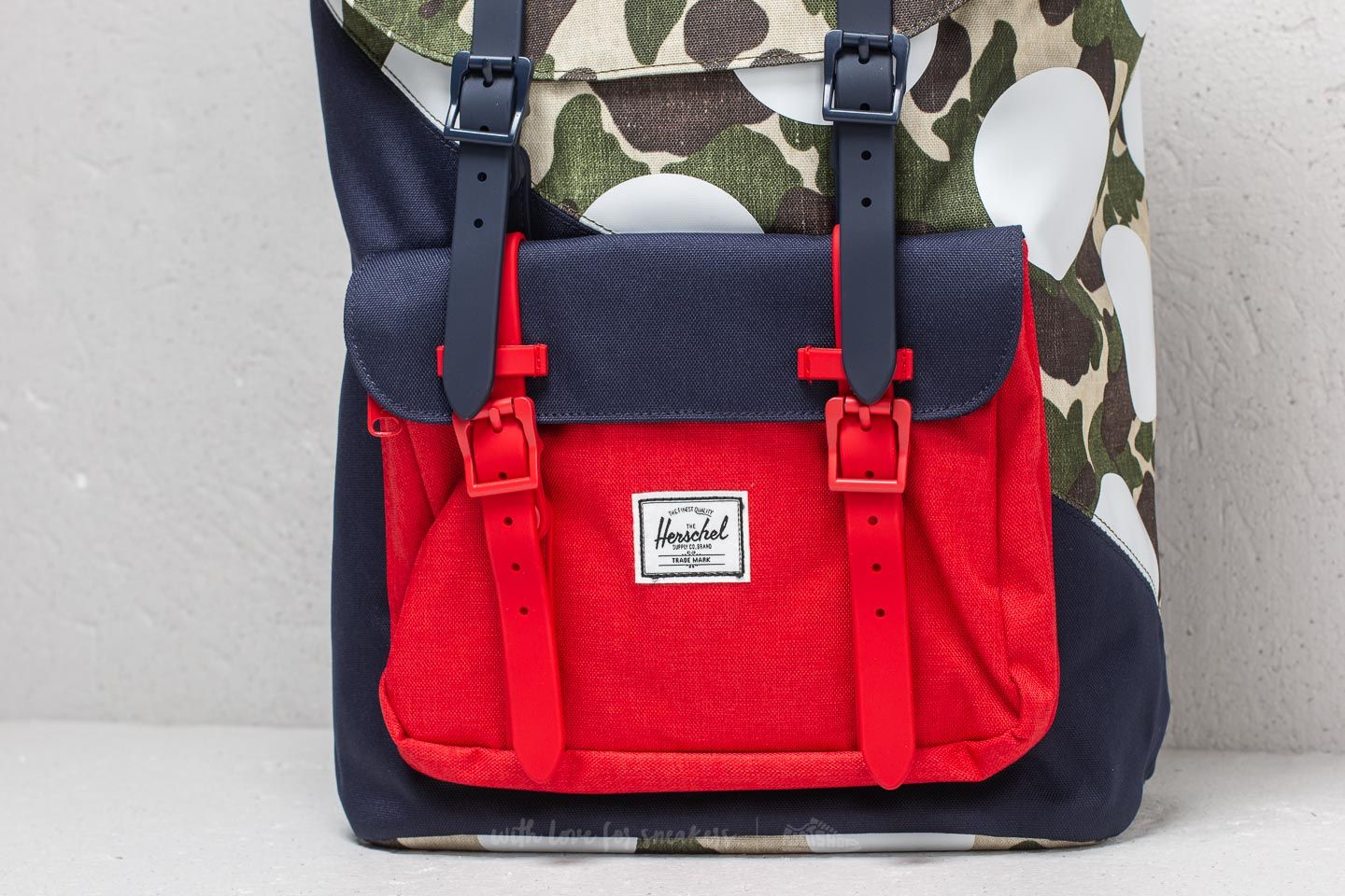 herschel backpack camo polka dot Pop Quiz there is a padded laptop pocket Herschel Supply Co. Camouflage Backpack