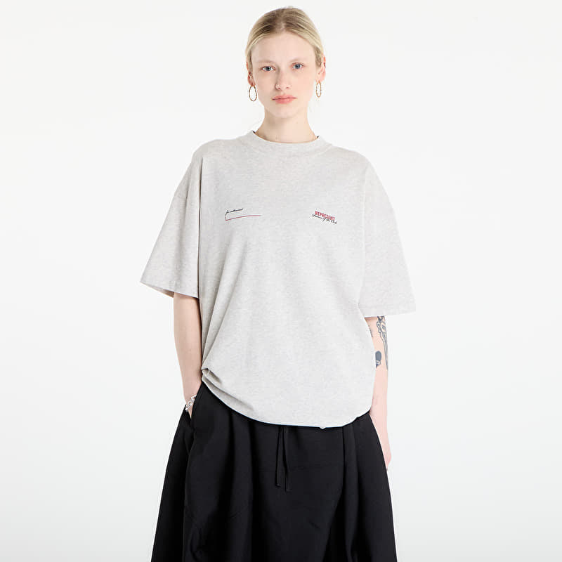 T-shirt REPRESENT Patron Of The Club T-Shirt UNISEX Cream Marl