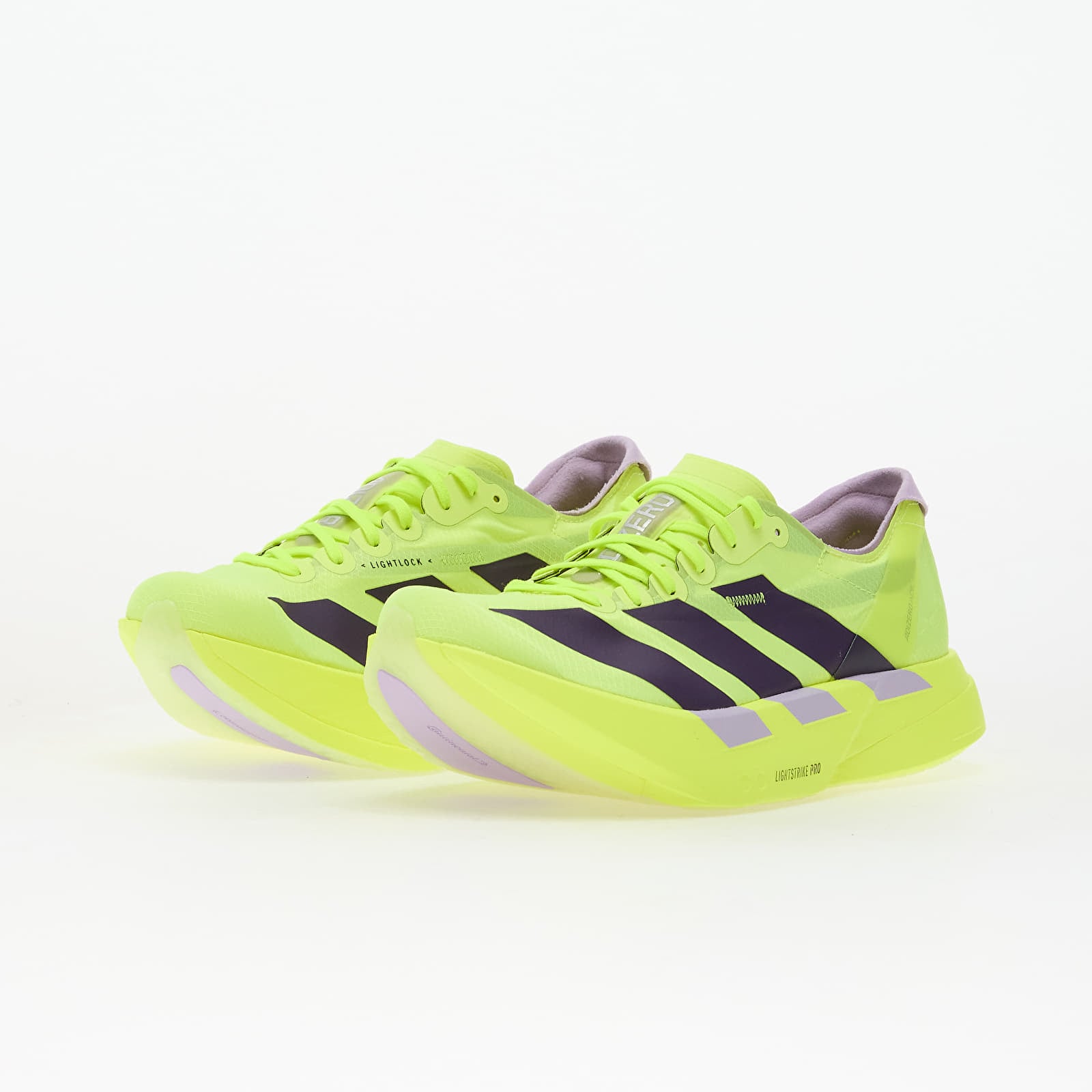 Men's shoes adidas Adizero Adios Pro 4 Solar Yellow/ Aurora Plum/ Powder Plum