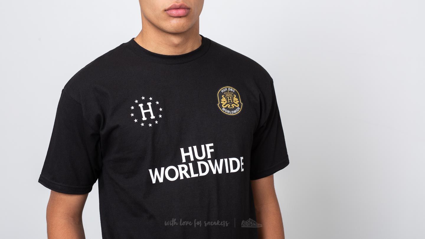 T-shirts HUF DBC FC Fielder Shortsleeve Tee Black