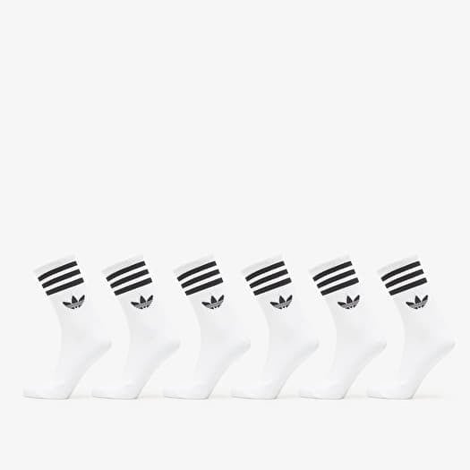 Чорапи adidas 3S Crew Sock 6-Pack White