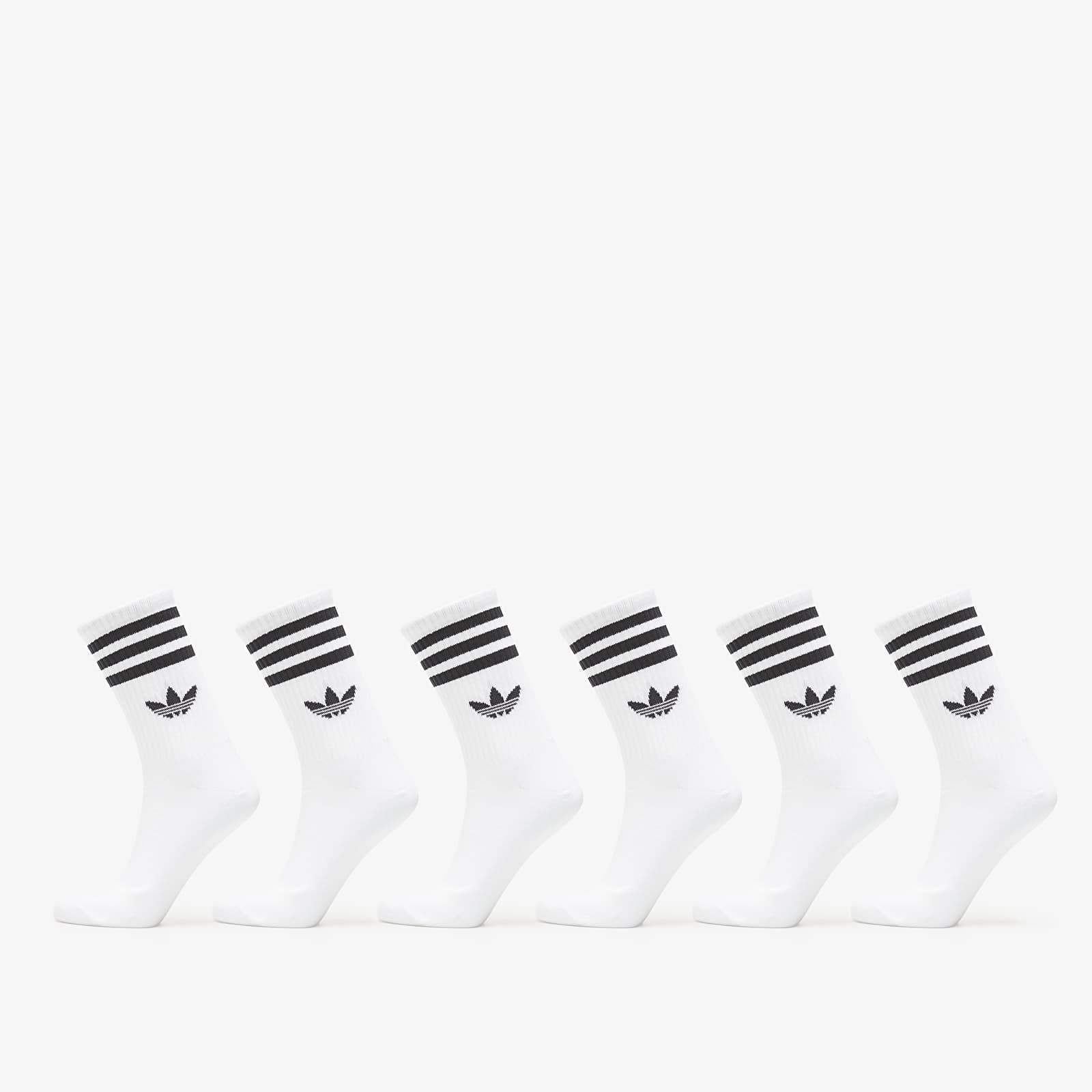 Calzetti adidas 3S Crew Sock 6-Pack White