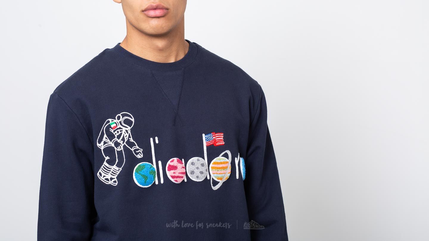 Sweaters Diadora x LC23 Spaceman Sweater Classic Navy Footshop