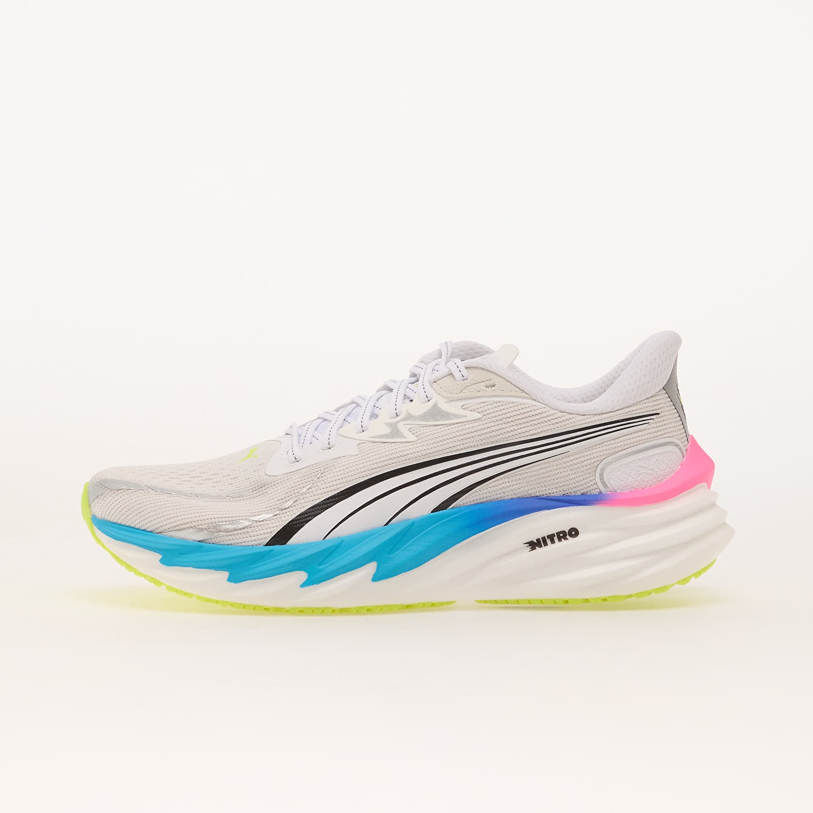 Men's shoes Puma Velocity NITRO™ 4 White/ Ultra Blue/ Pink