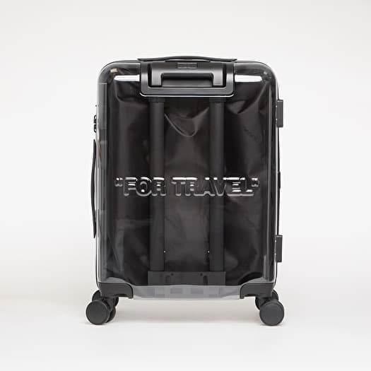 OFF-WHITE KIDS Quote Arrow Trolley Bag Transparent/ Black