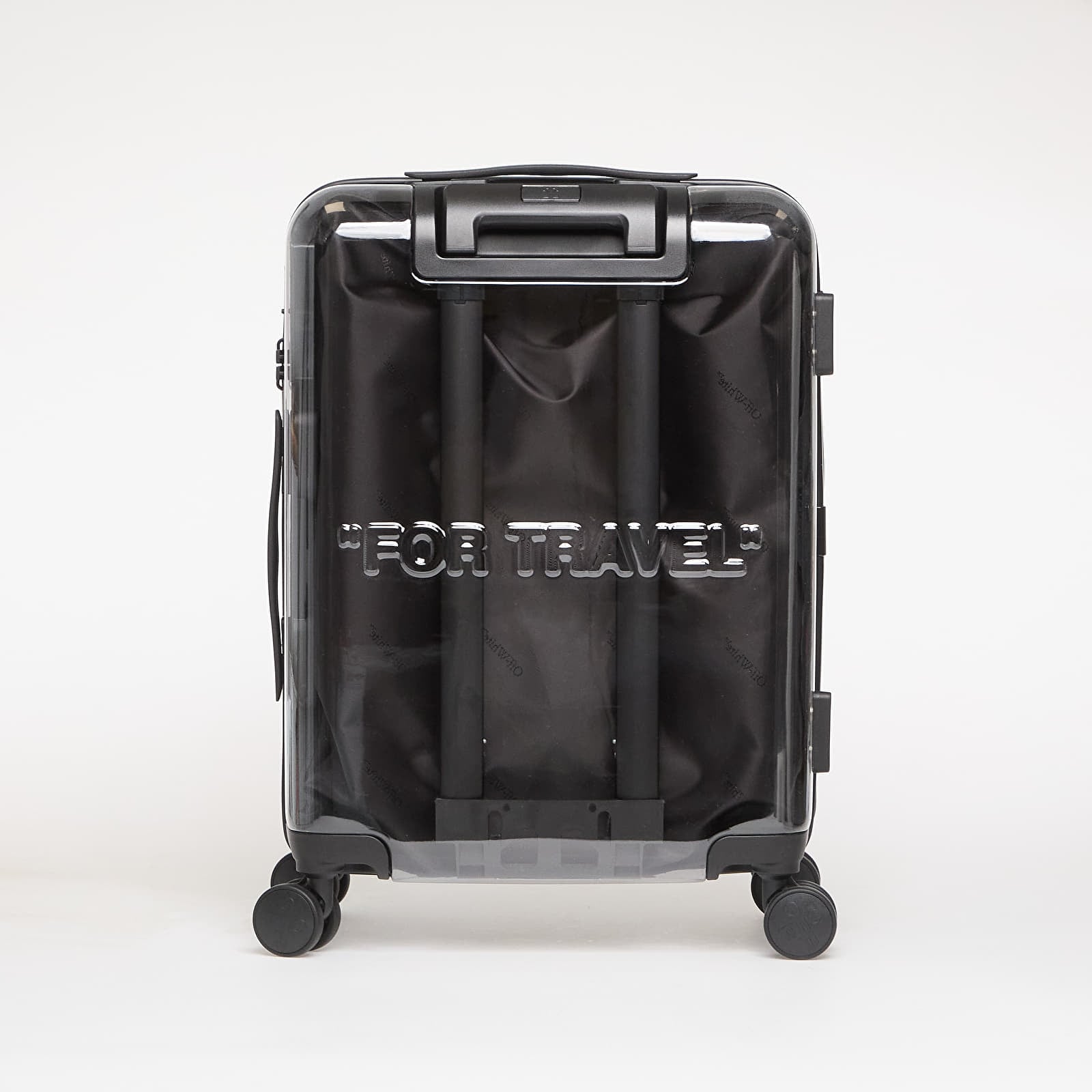 Inne Off-White Quote Arrow Trolley Bag Transparent/ Black