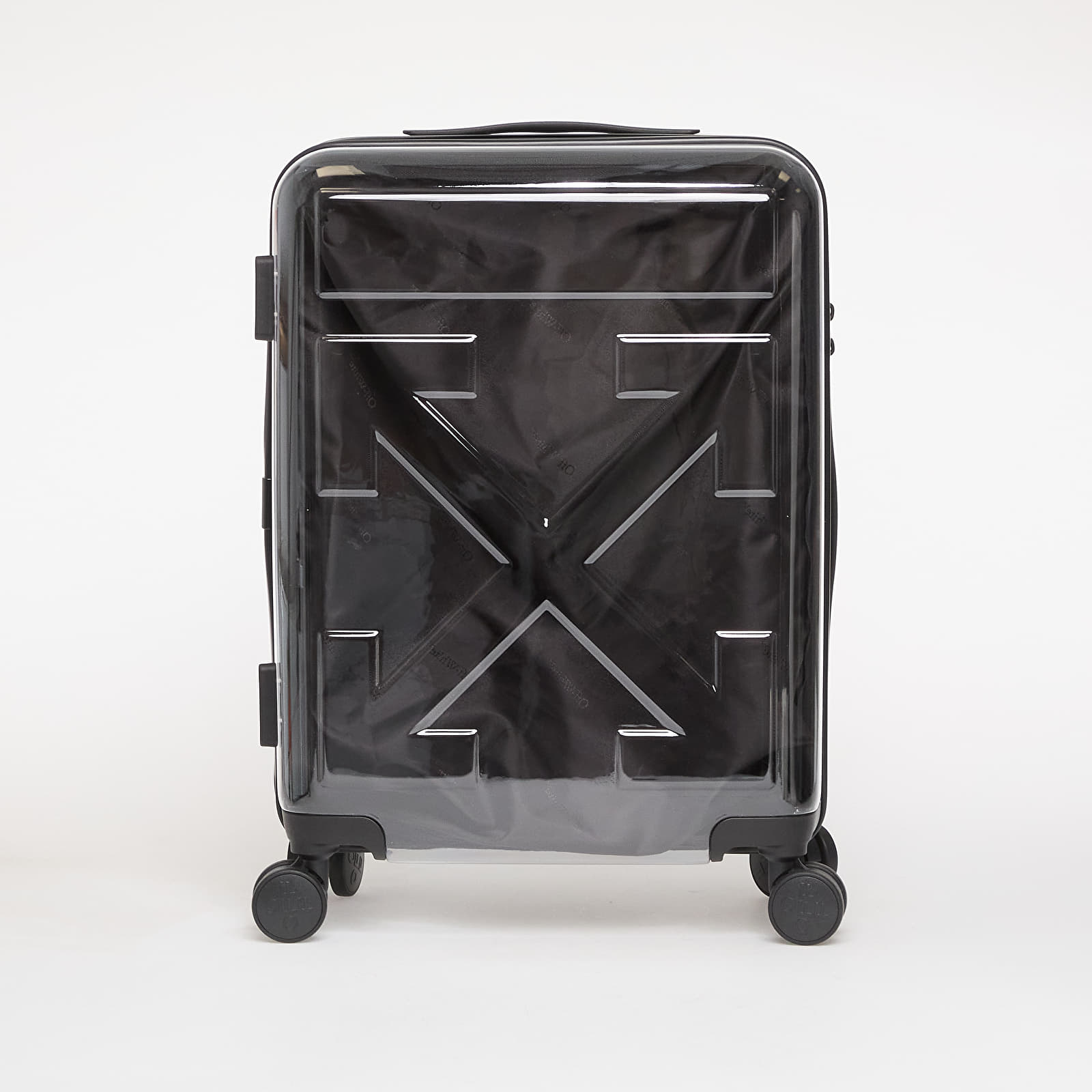 Inne Off-White Quote Arrow Trolley Bag Transparent/ Black