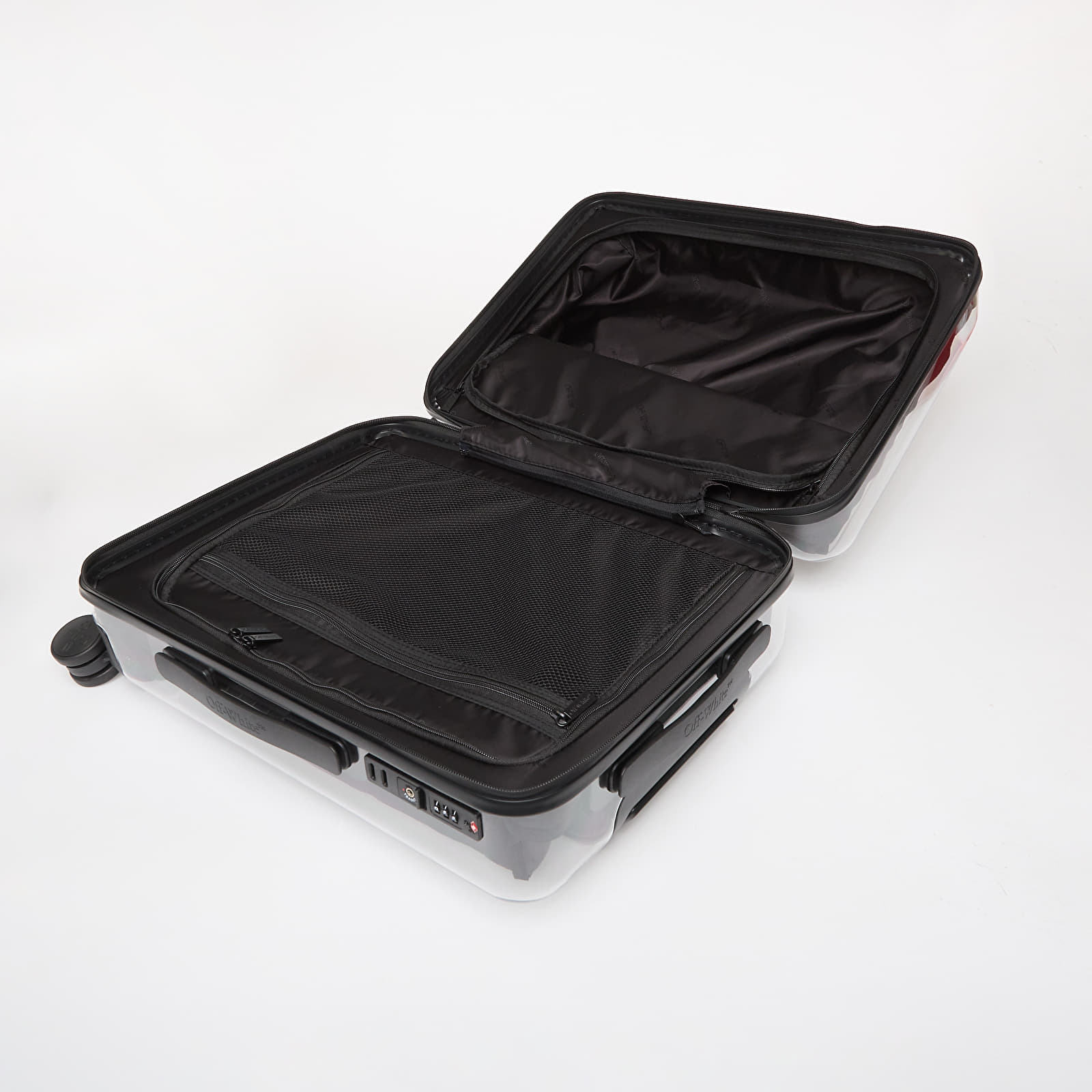 Inne Off-White Quote Arrow Trolley Bag Transparent/ Black