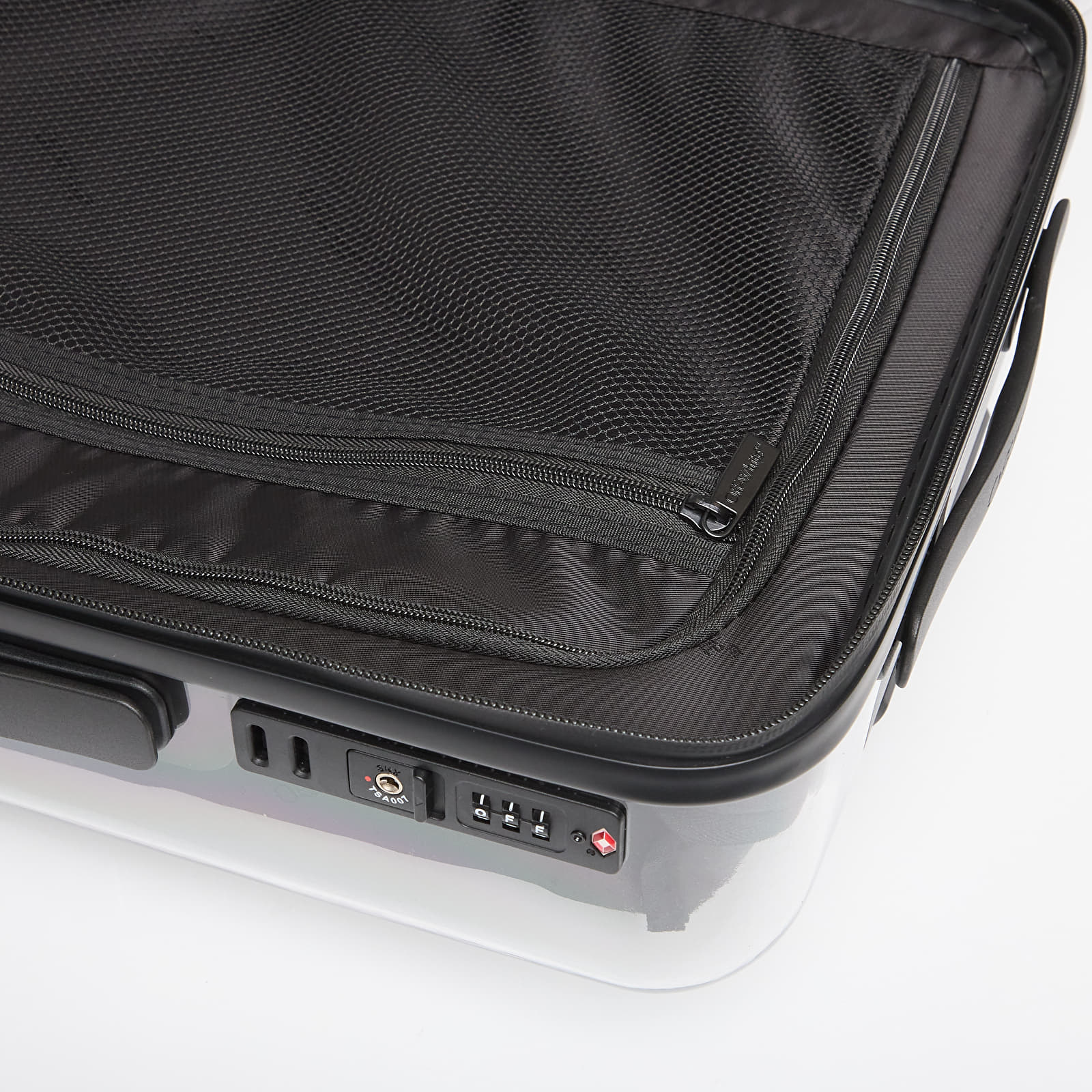 Inne Off-White Quote Arrow Trolley Bag Transparent/ Black