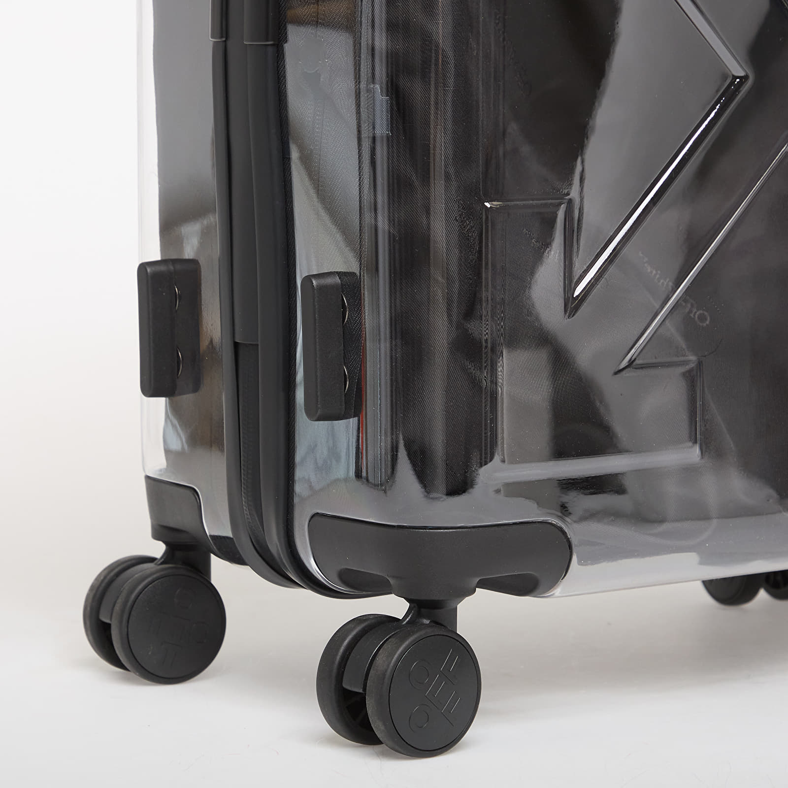 Inne Off-White Quote Arrow Trolley Bag Transparent/ Black