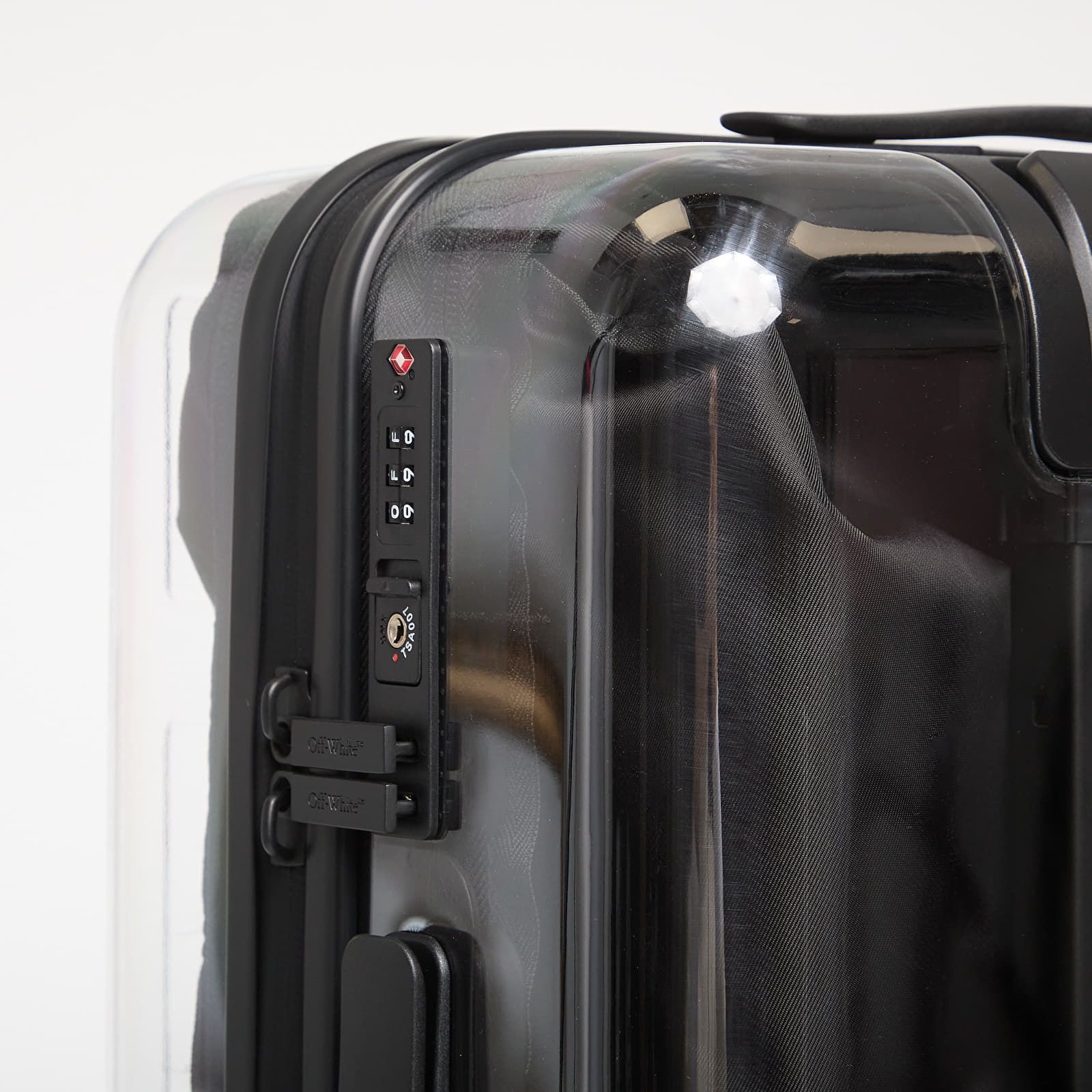 Inne Off-White Quote Arrow Trolley Bag Transparent/ Black