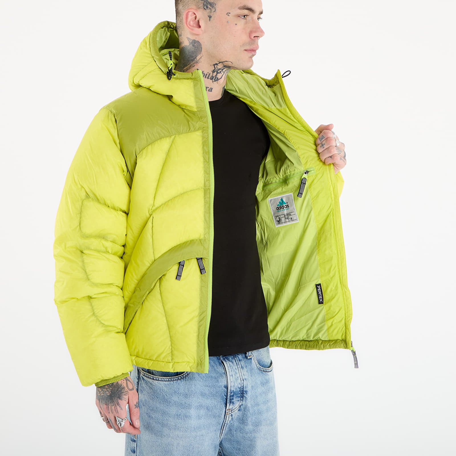 Giacche adidas Equipment Pertex Jacket Semi Solar Yellow