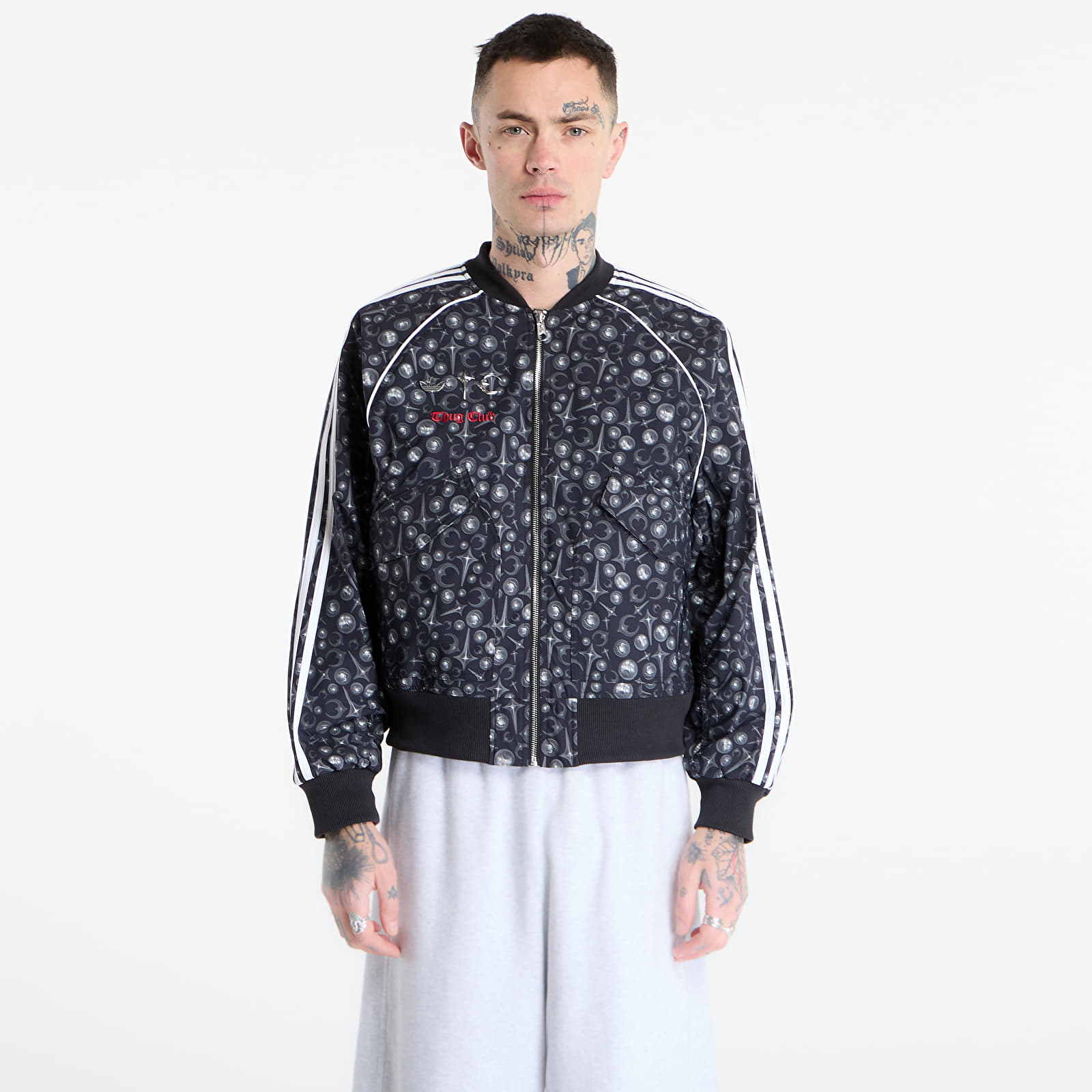 Ανδρικά σακάκια adidas Thug Club Superstar Jacket Black/ White