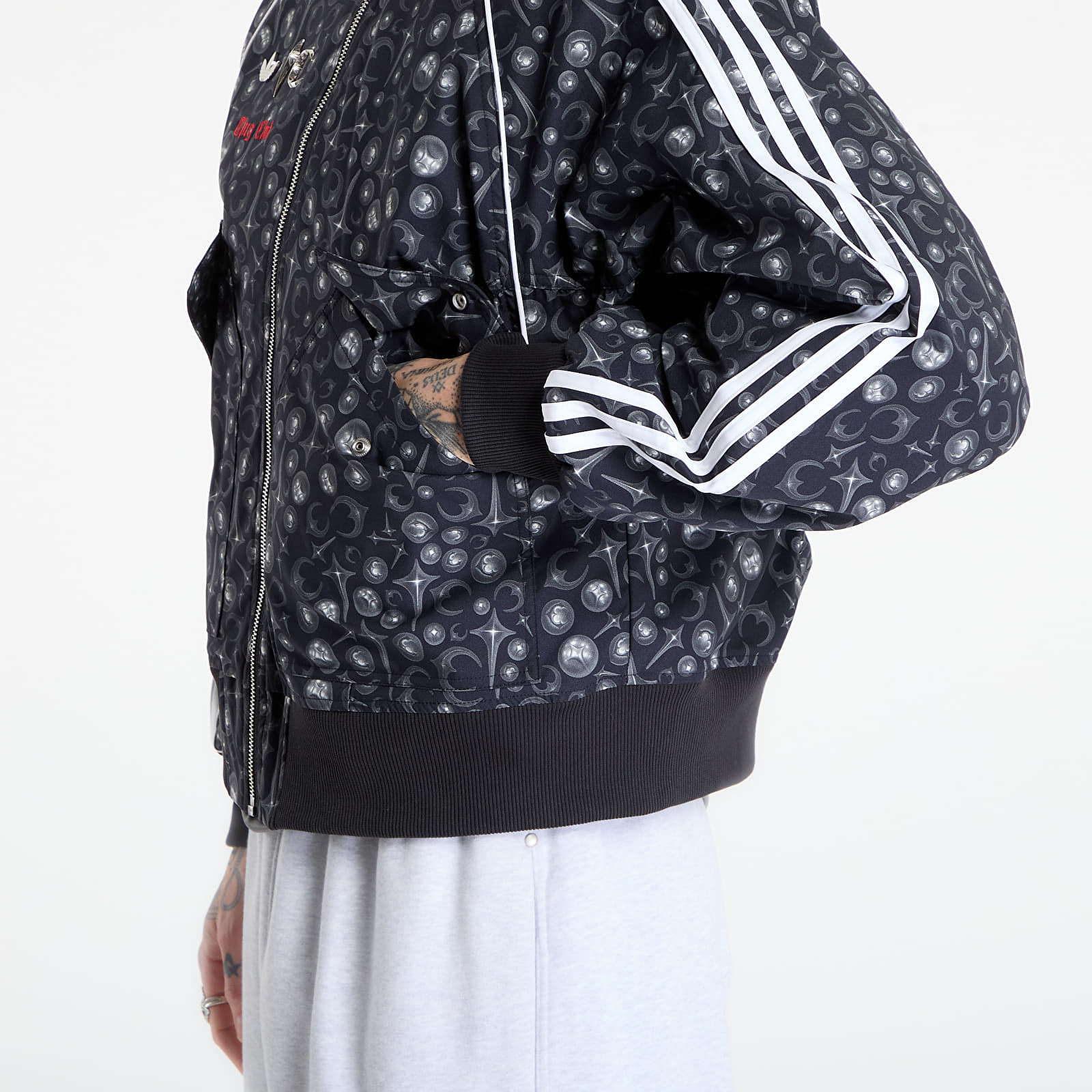 Ανδρικά σακάκια adidas Thug Club Superstar Jacket Black/ White