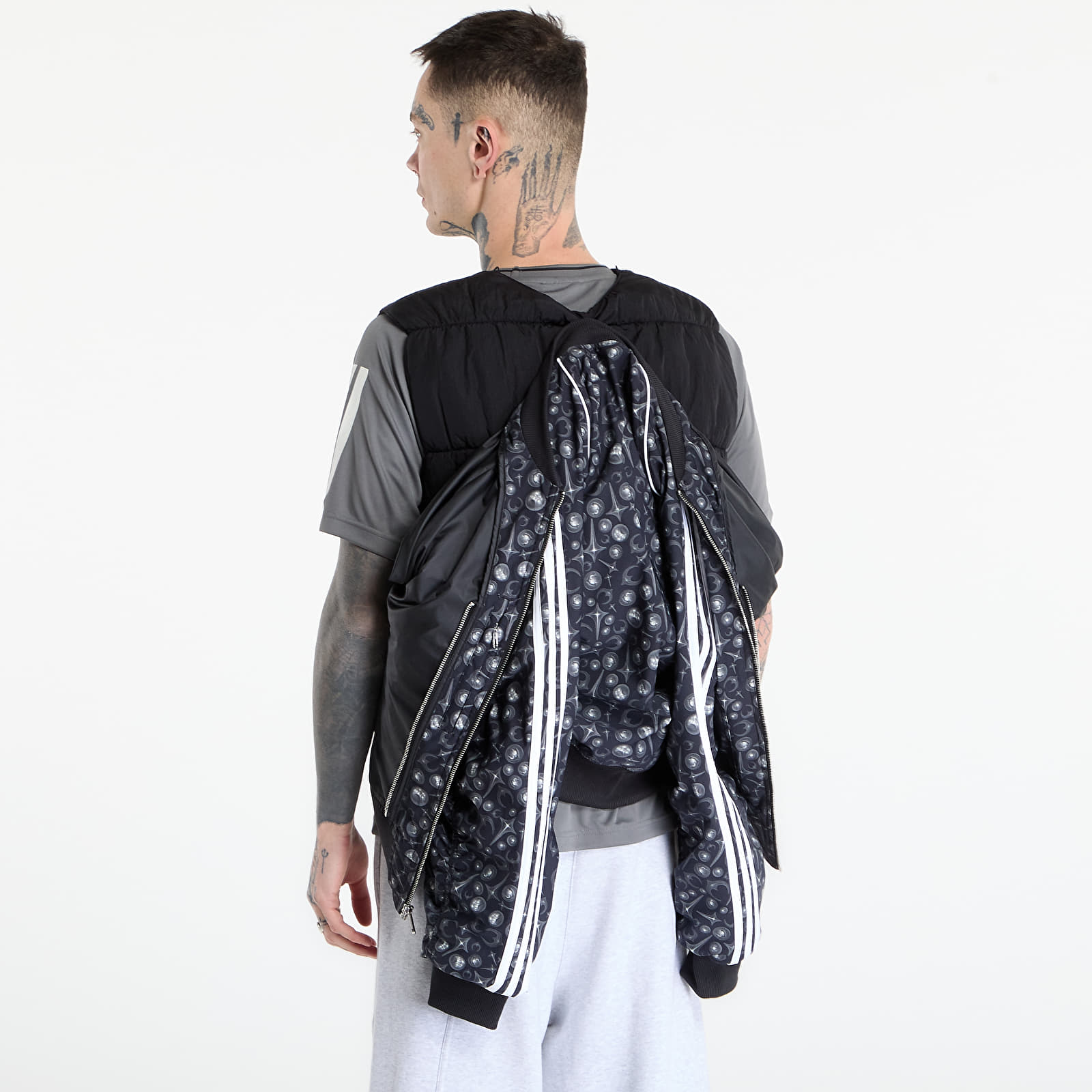 Ανδρικά σακάκια adidas Thug Club Superstar Jacket Black/ White