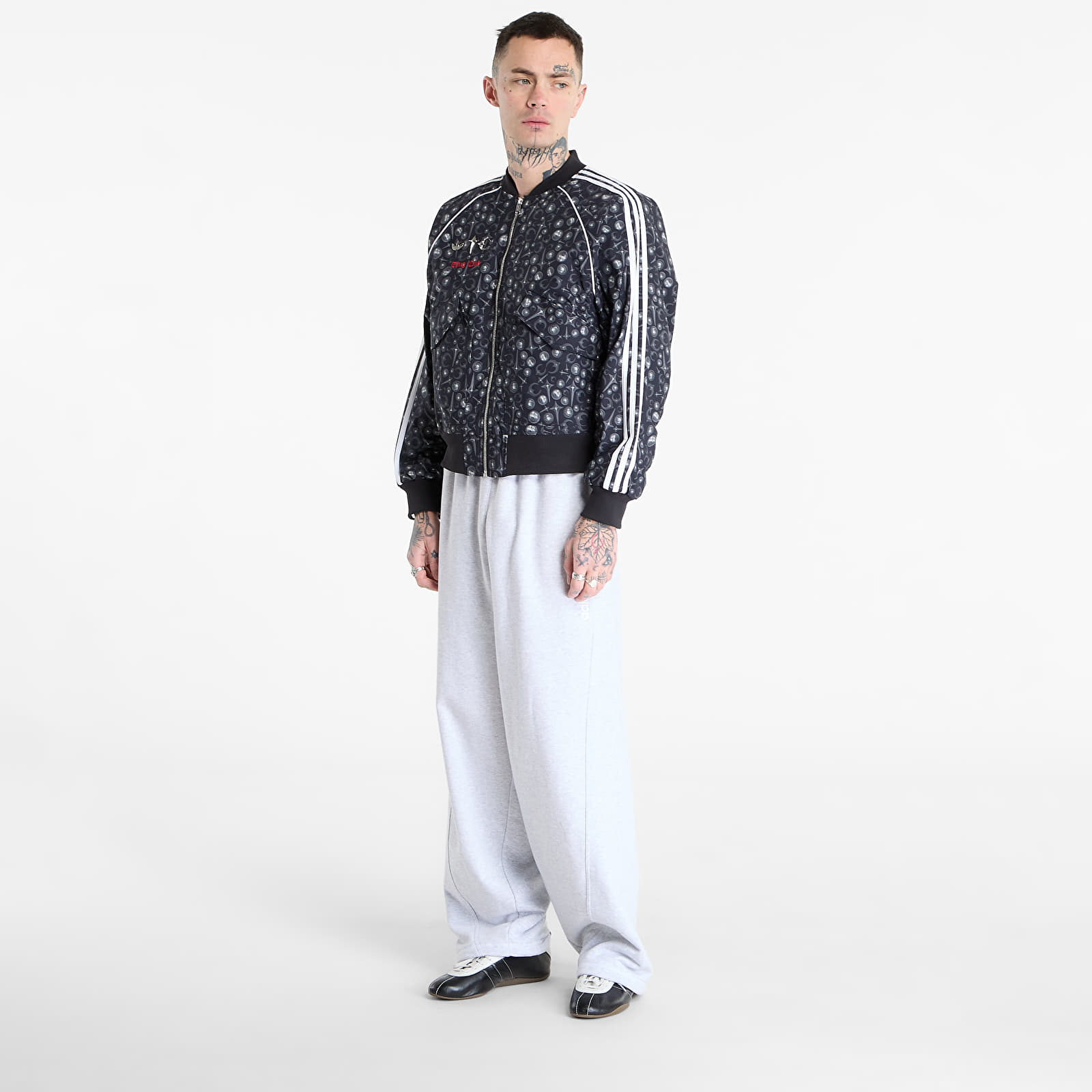 Ανδρικά σακάκια adidas Thug Club Superstar Jacket Black/ White