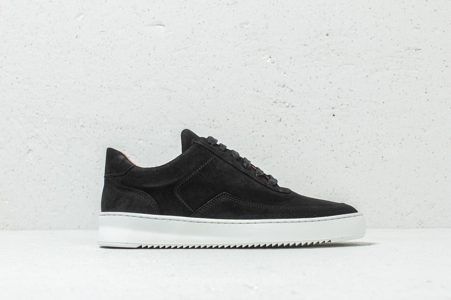 Sko til mænd Filling Pieces Low Mondo Ripple Nardo Suede Black