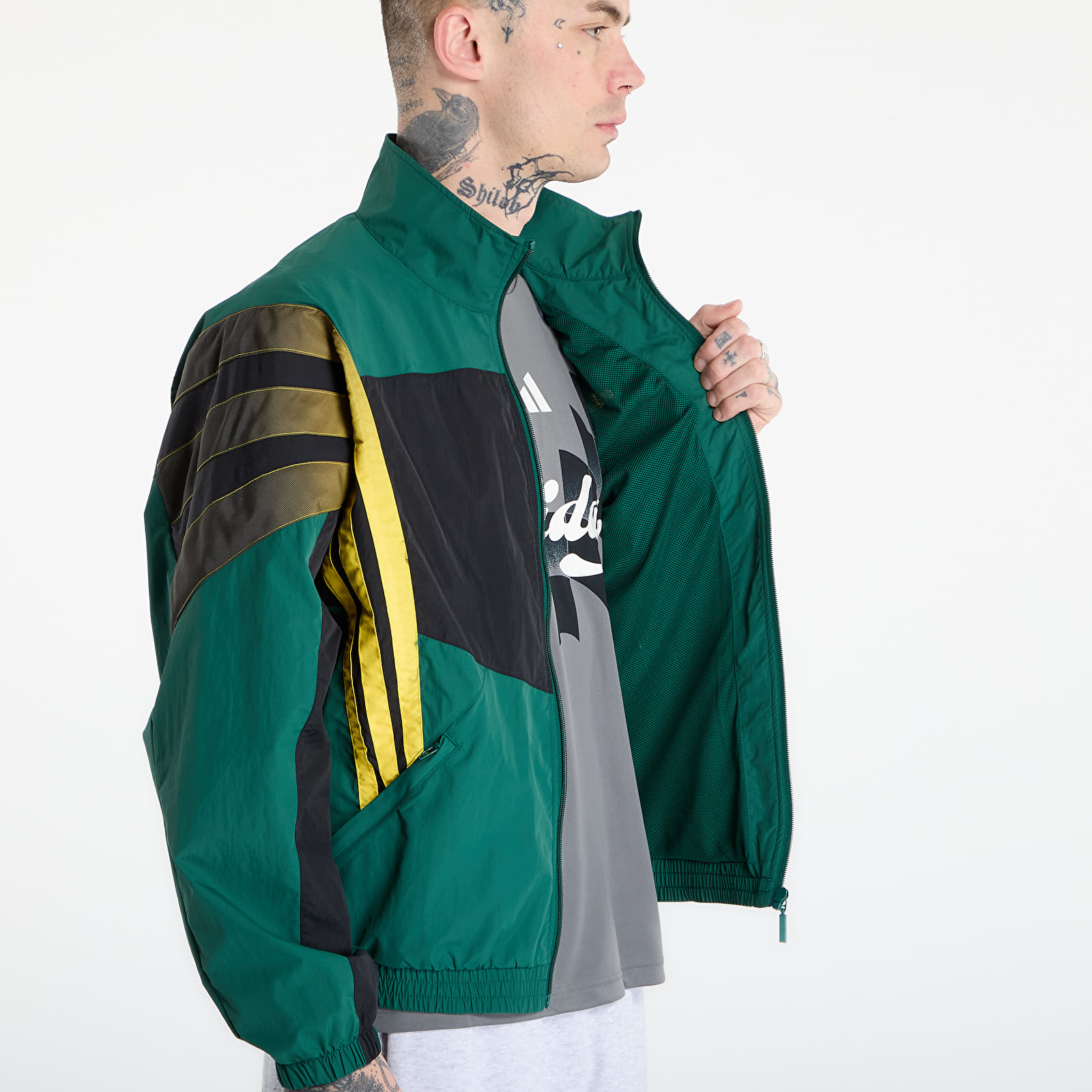 Sweatjacken und Sweatshirts adidas Santiago Tt Collegiate Green