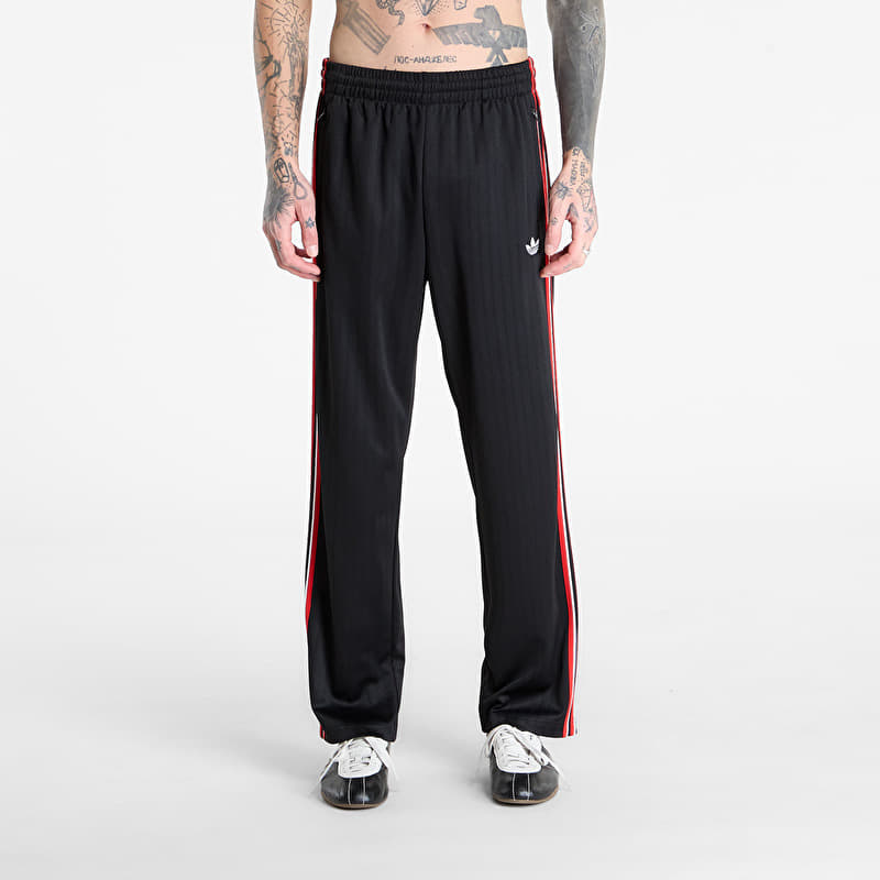 adidas Firebird Loose Pinstripes Track Tracksuit Bottoms Black