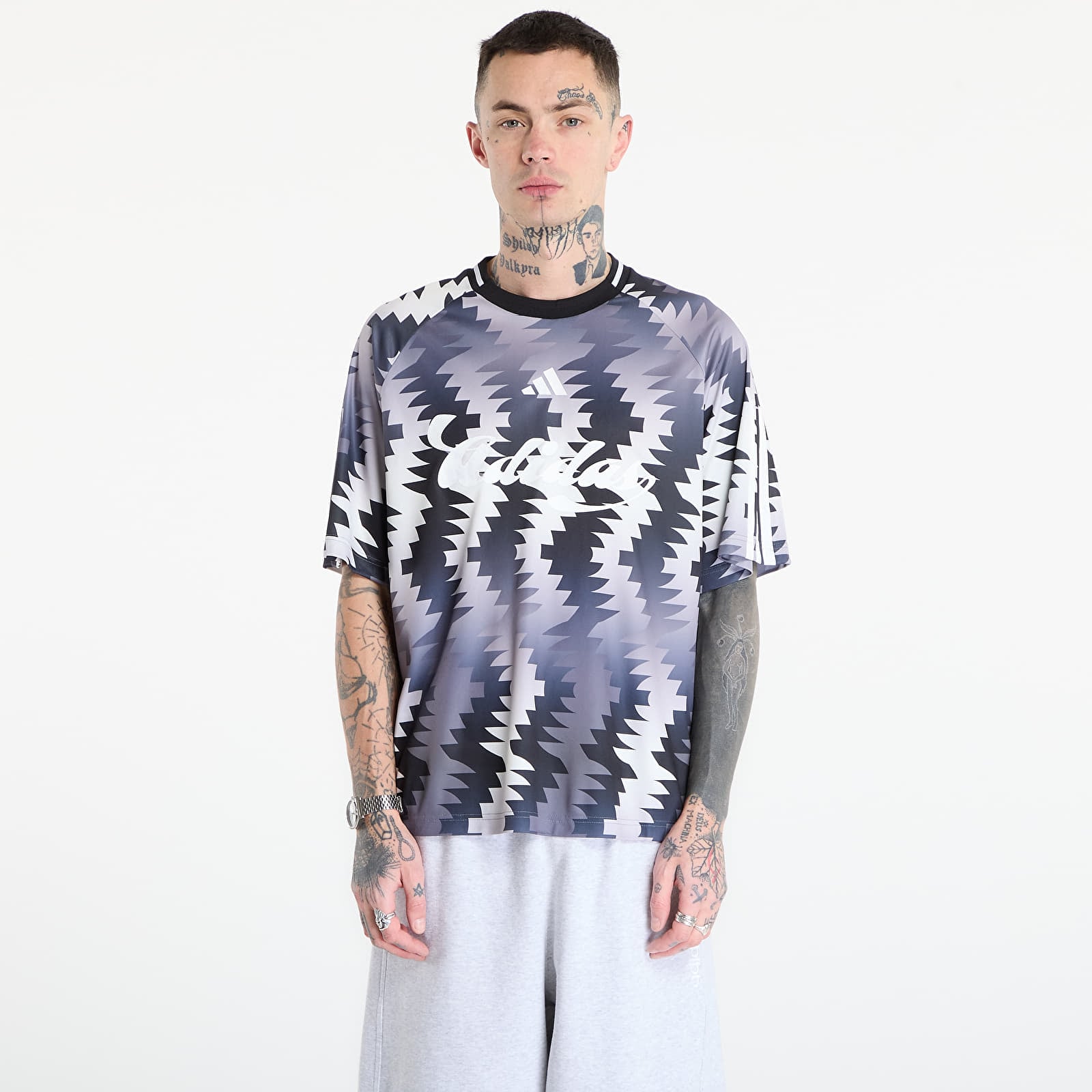 Magliette adidas M Tiro Cg Aw T Grey Four/ Black/ Owhite/ Carbon