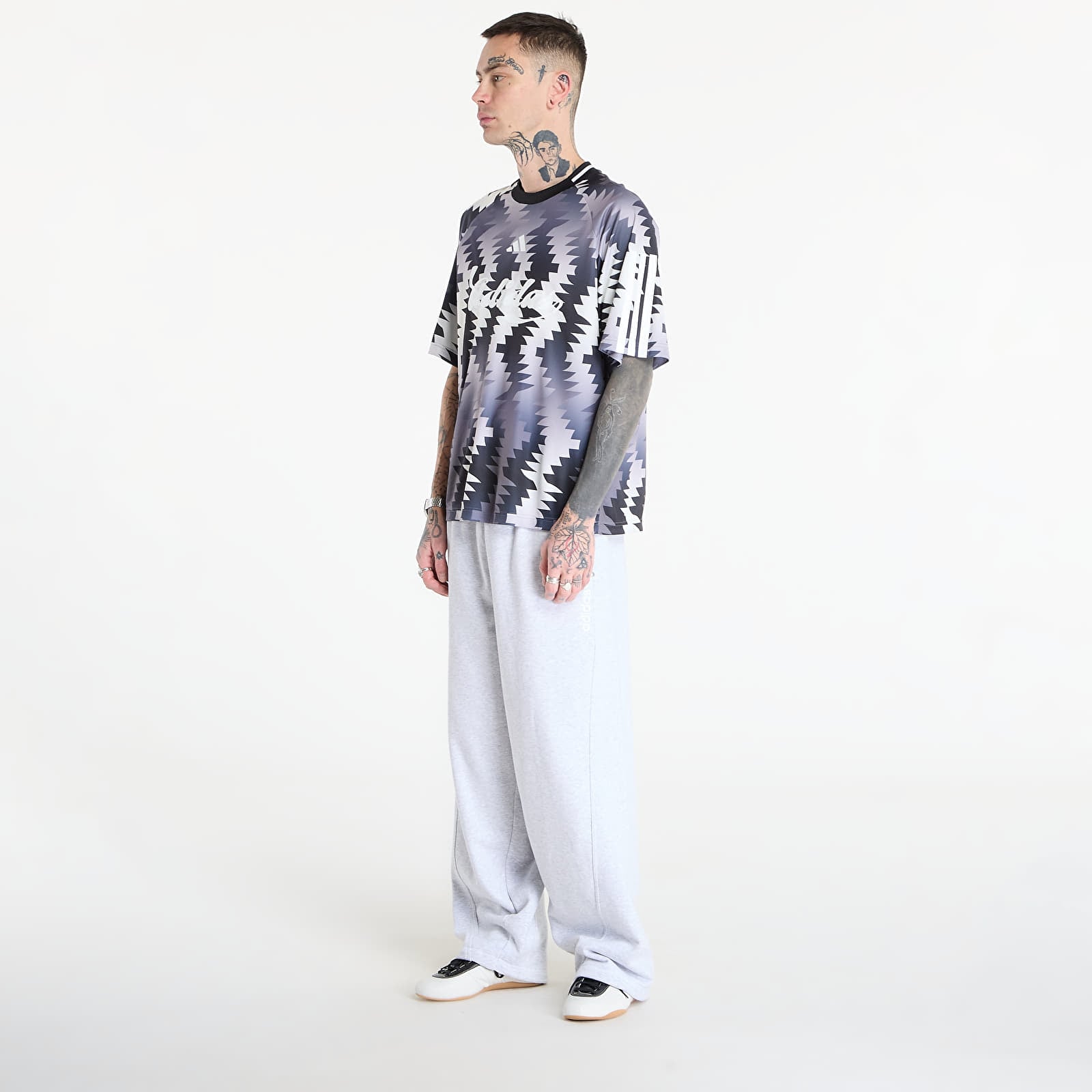 Magliette adidas M Tiro Cg Aw T Grey Four/ Black/ Owhite/ Carbon