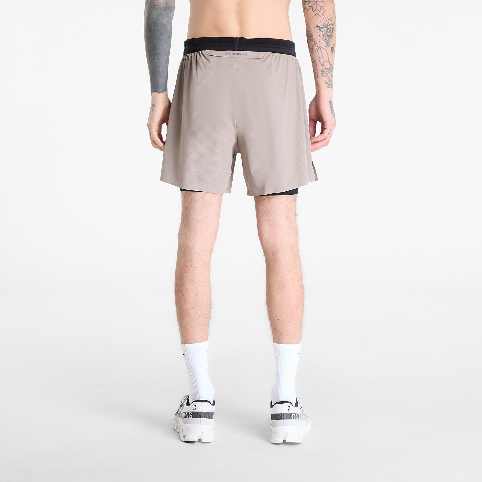 Shortsit On 5" Performance 2/1 Shorts Cinder/ Black